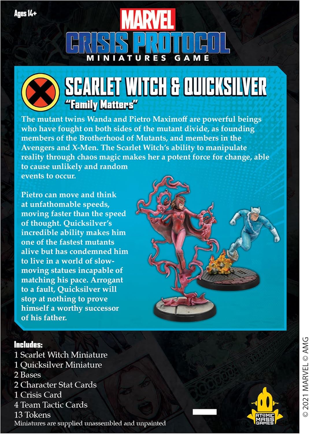 Atomic Mass Games Marvel Crisis Protocol: Scarlet Witch e Quicksilver - immagine 3