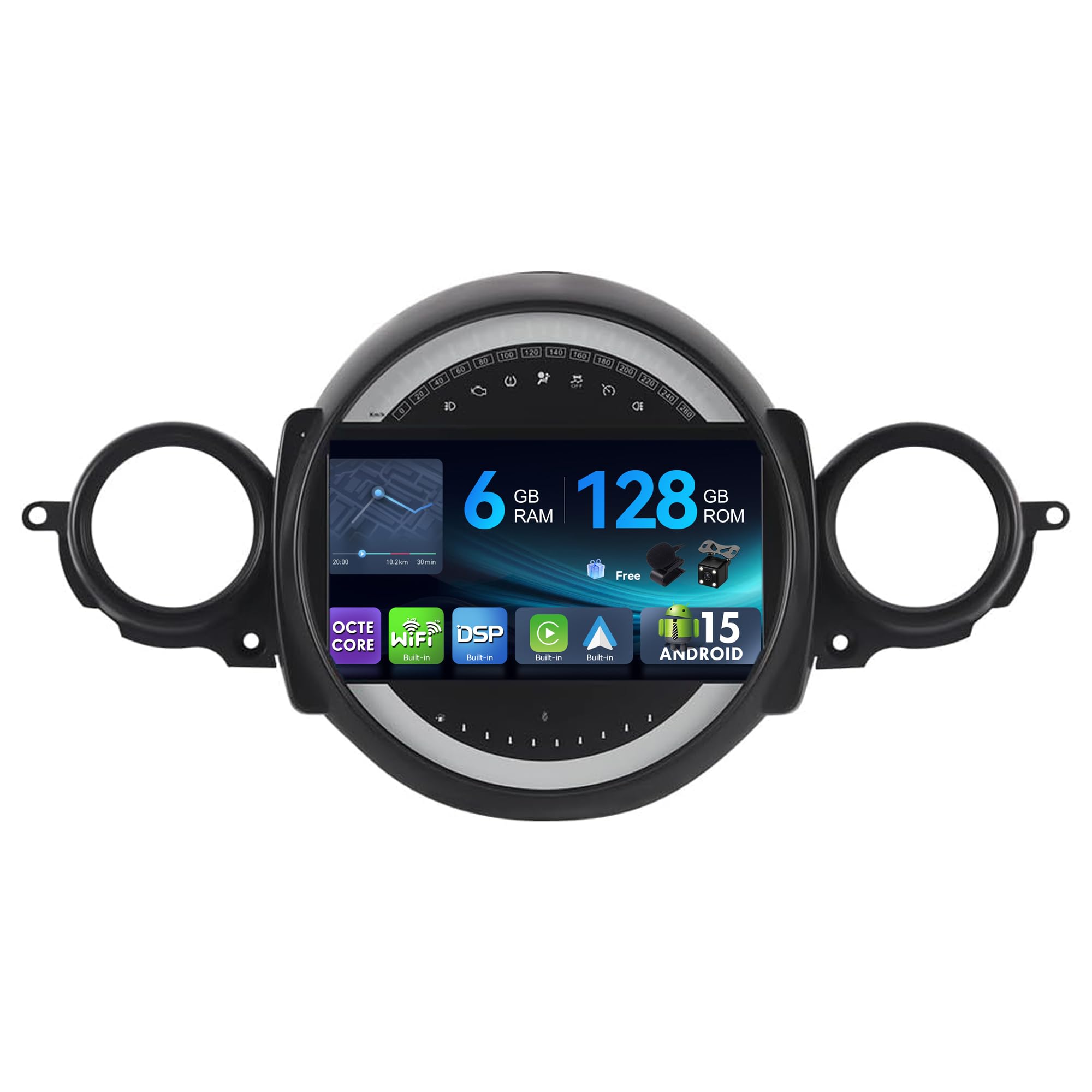 MSD 9" Autoradio Android 15 per BMW Mini Cooper (2007-2013)