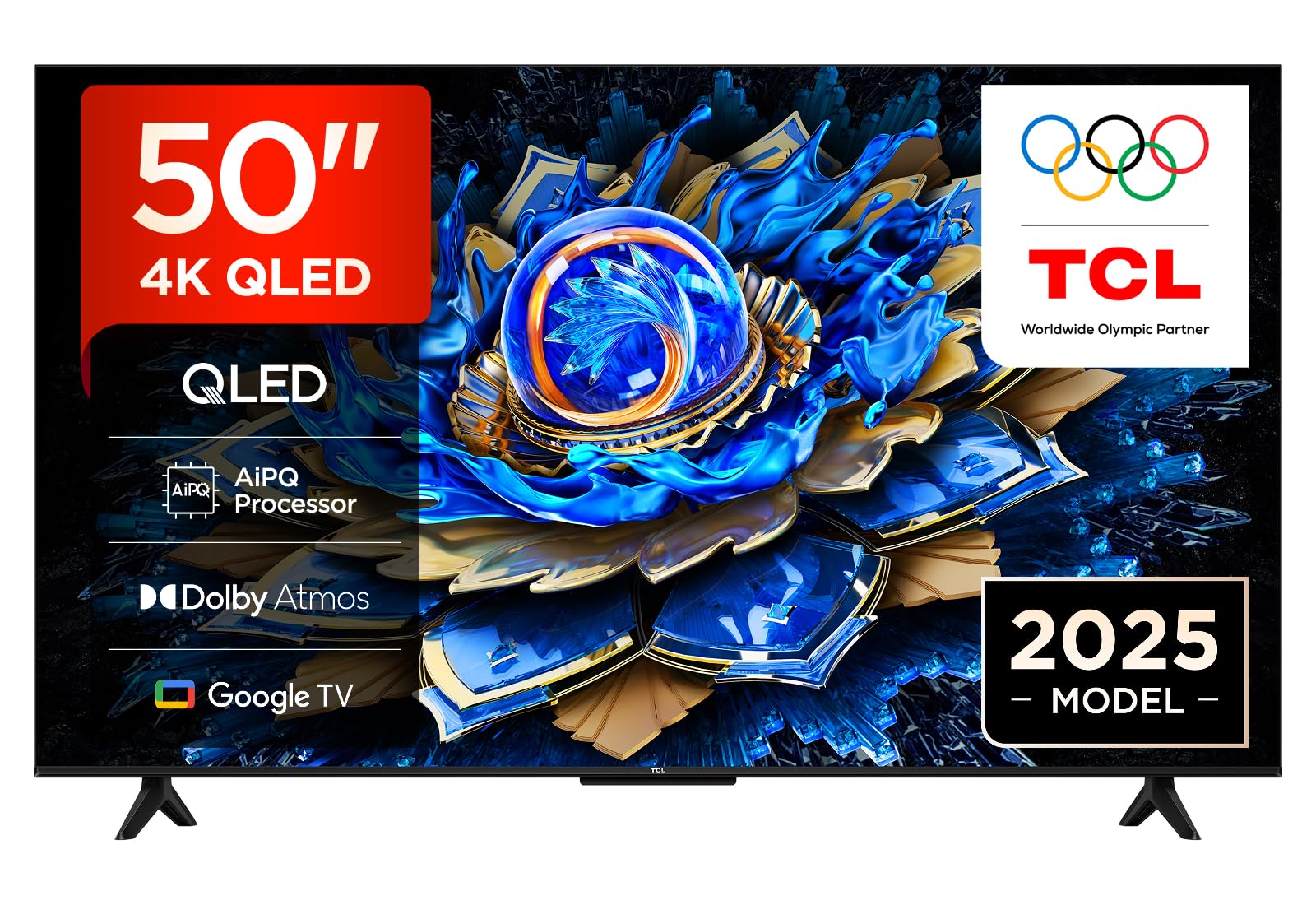 Tcl 50T69C 50” QLED 4K HDR Google TV (2025)