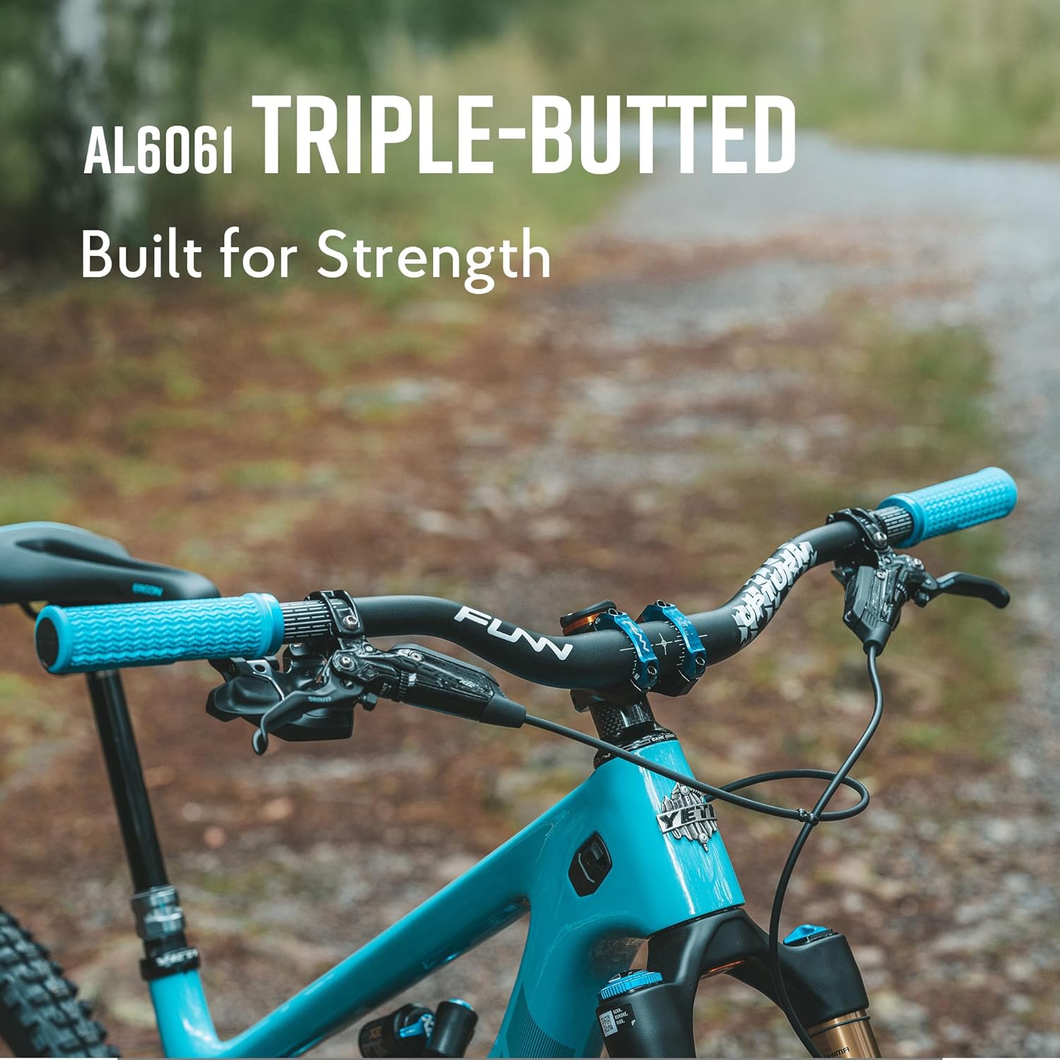 Funn Upturn Manubrio MTB Alta Alzata 800mm, Rosso - immagine 3