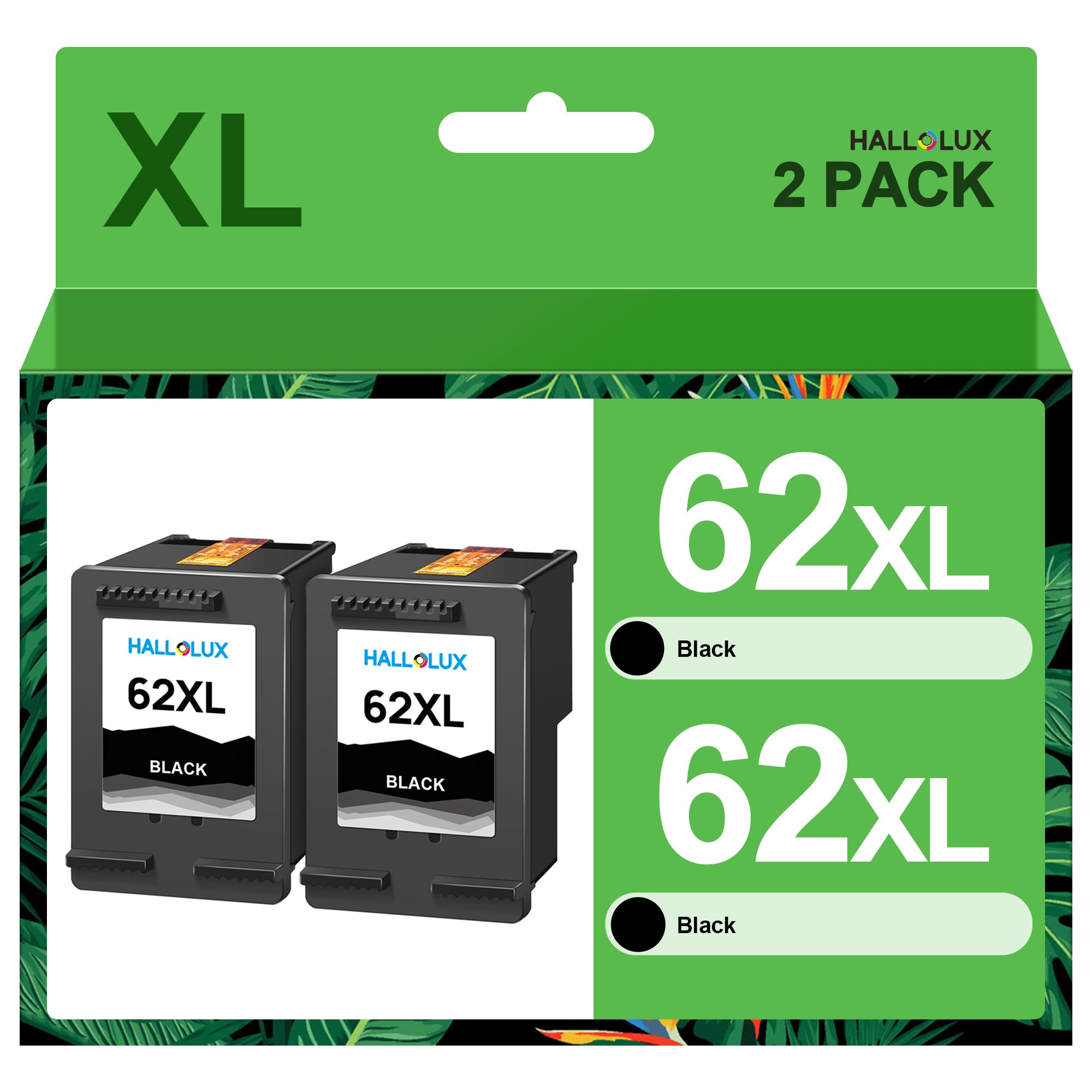 Hallolux 62XL Cartucce Nero Alta Capacità (2-Pack)