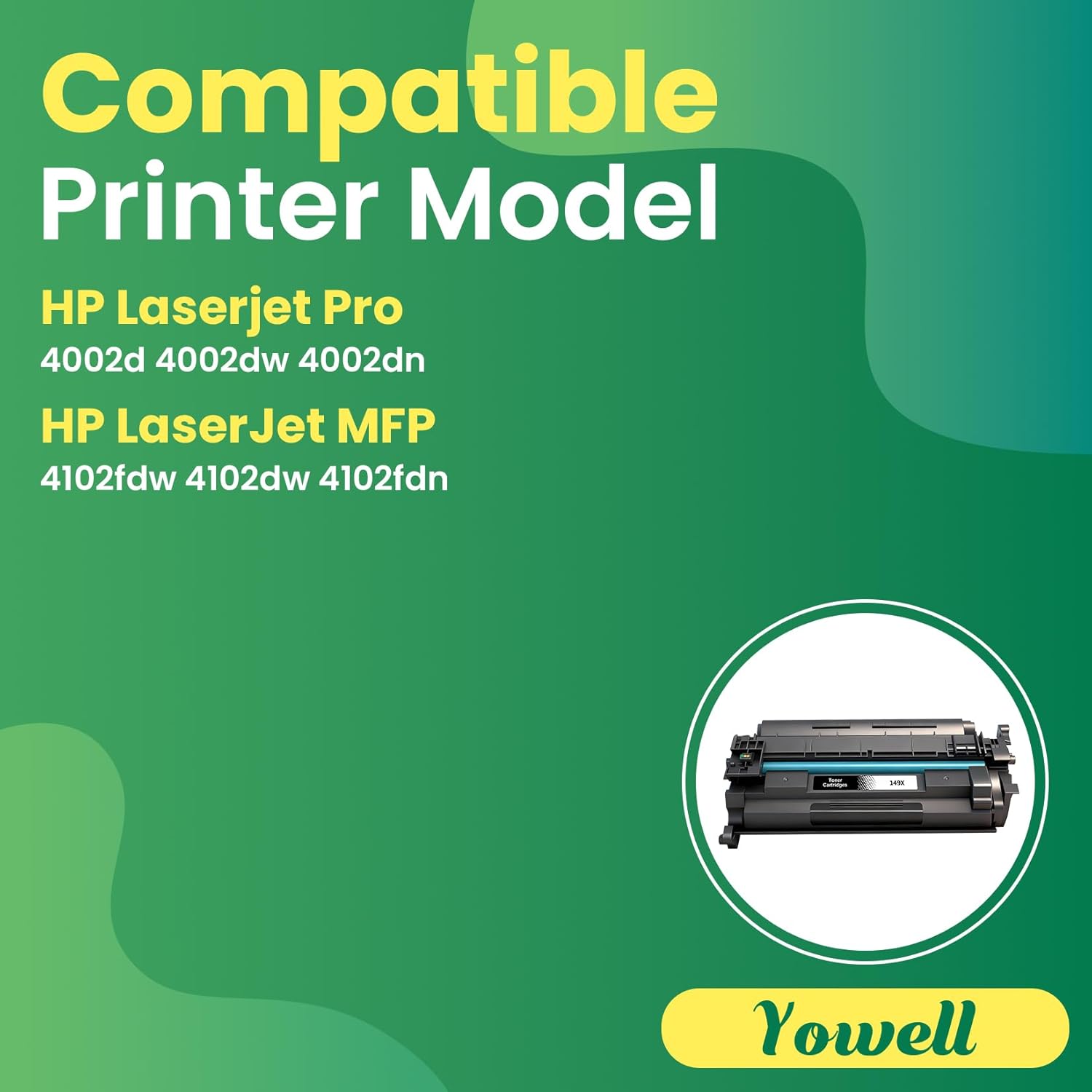 Yowell Toner 149X compatibile HP LaserJet Pro - immagine 2