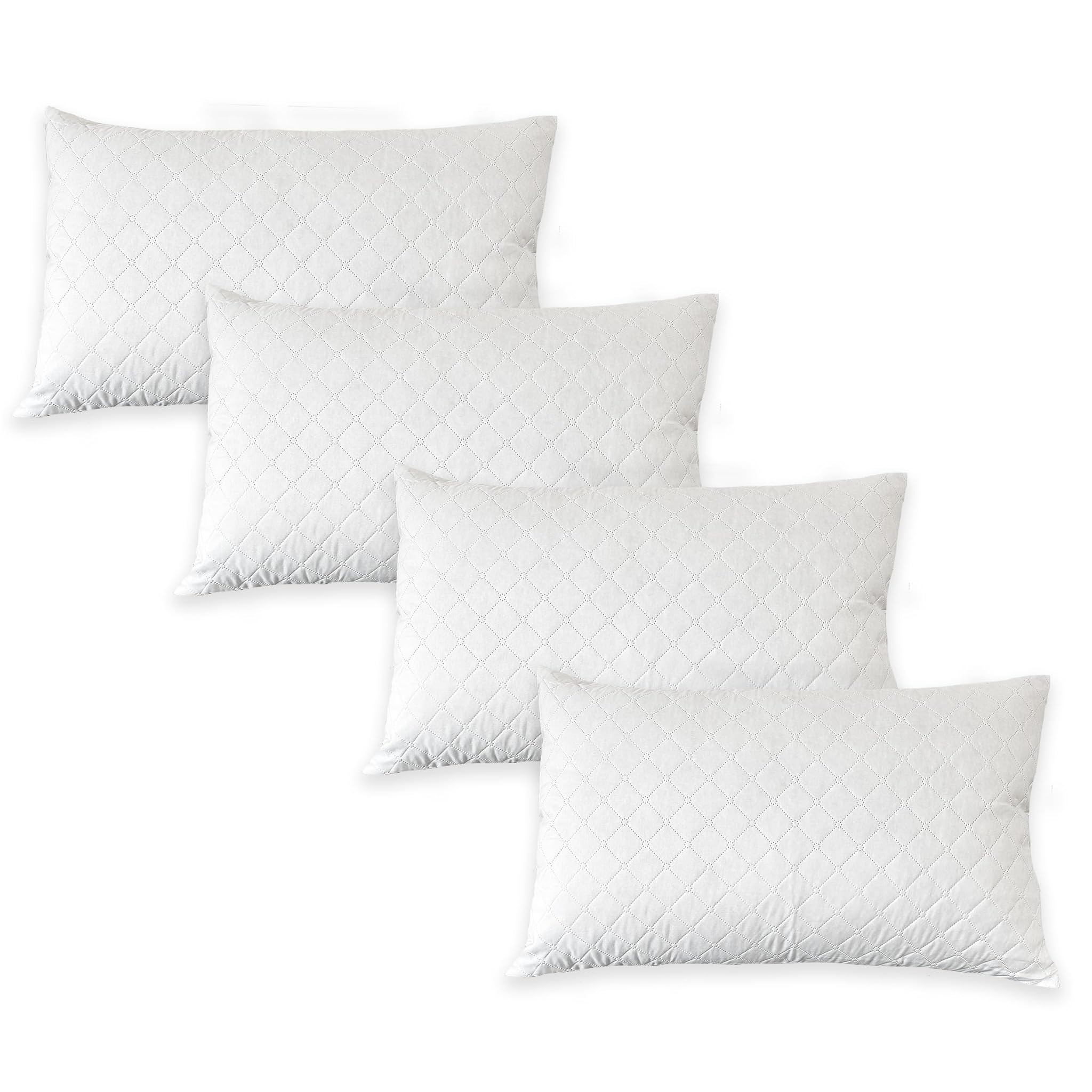 Narciso - Set 4 Copricuscini Letto 50x80 con Zip