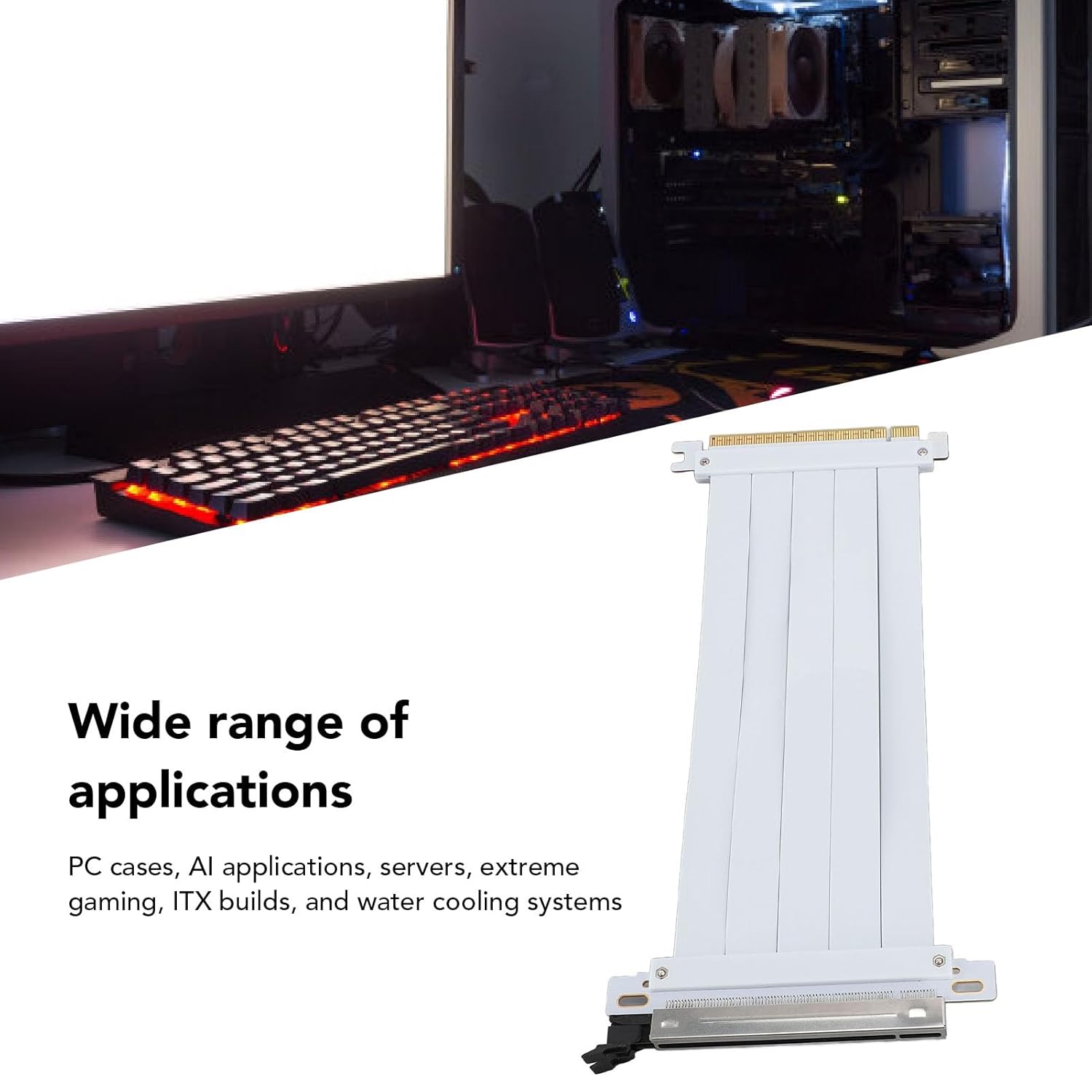 BRRNOO Cavo Riser GPU PCIE 5.0 X16 (20 cm) - immagine 5