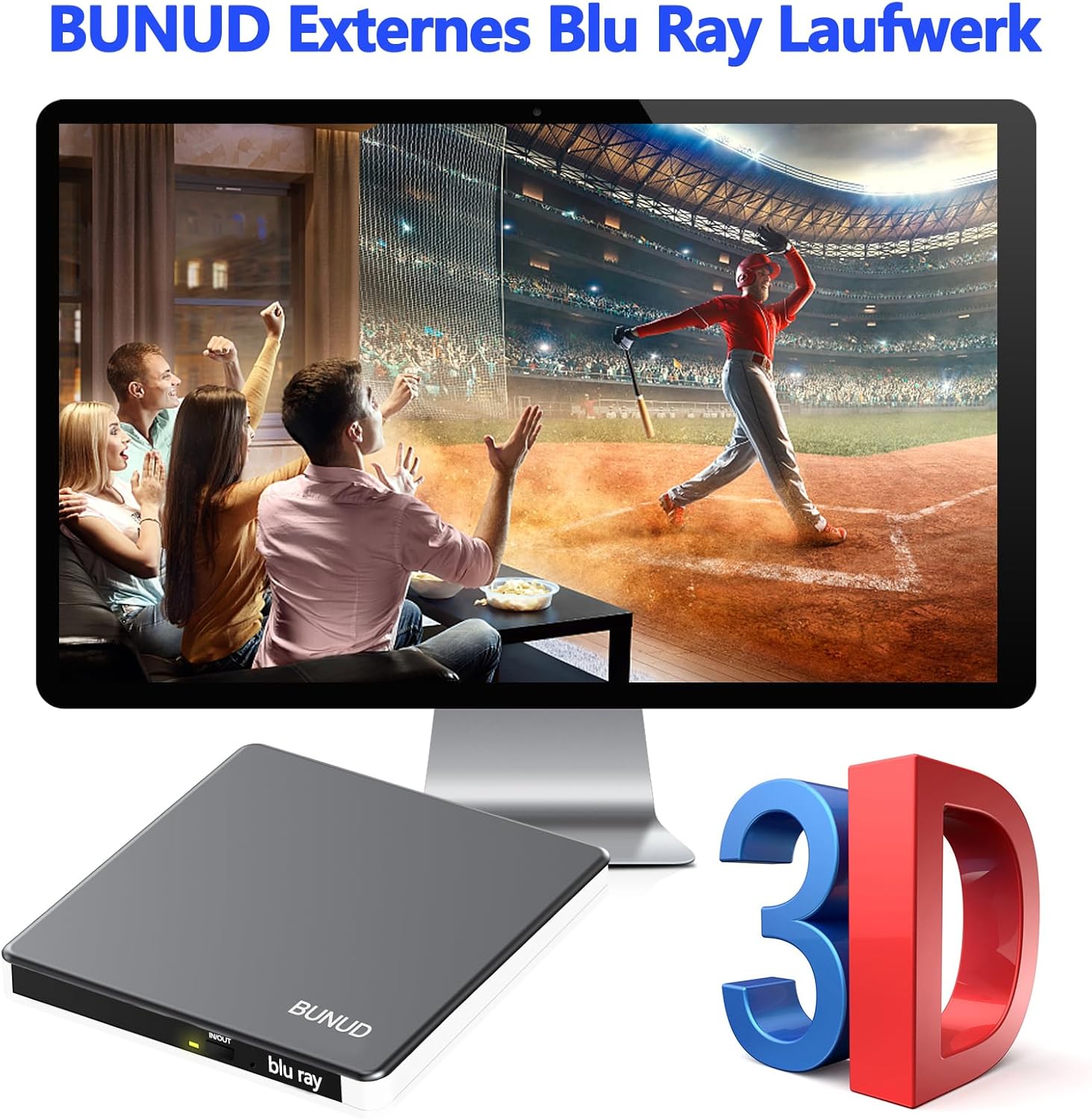 Masterizzatore Blu-Ray Esterno USB 3.0 Type C - immagine 6