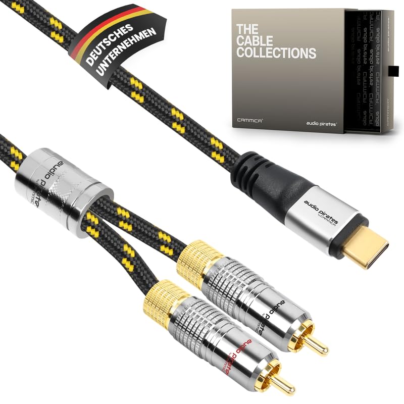 audio pirates by cammica Cavo USB-C a 2 RCA 1 metro