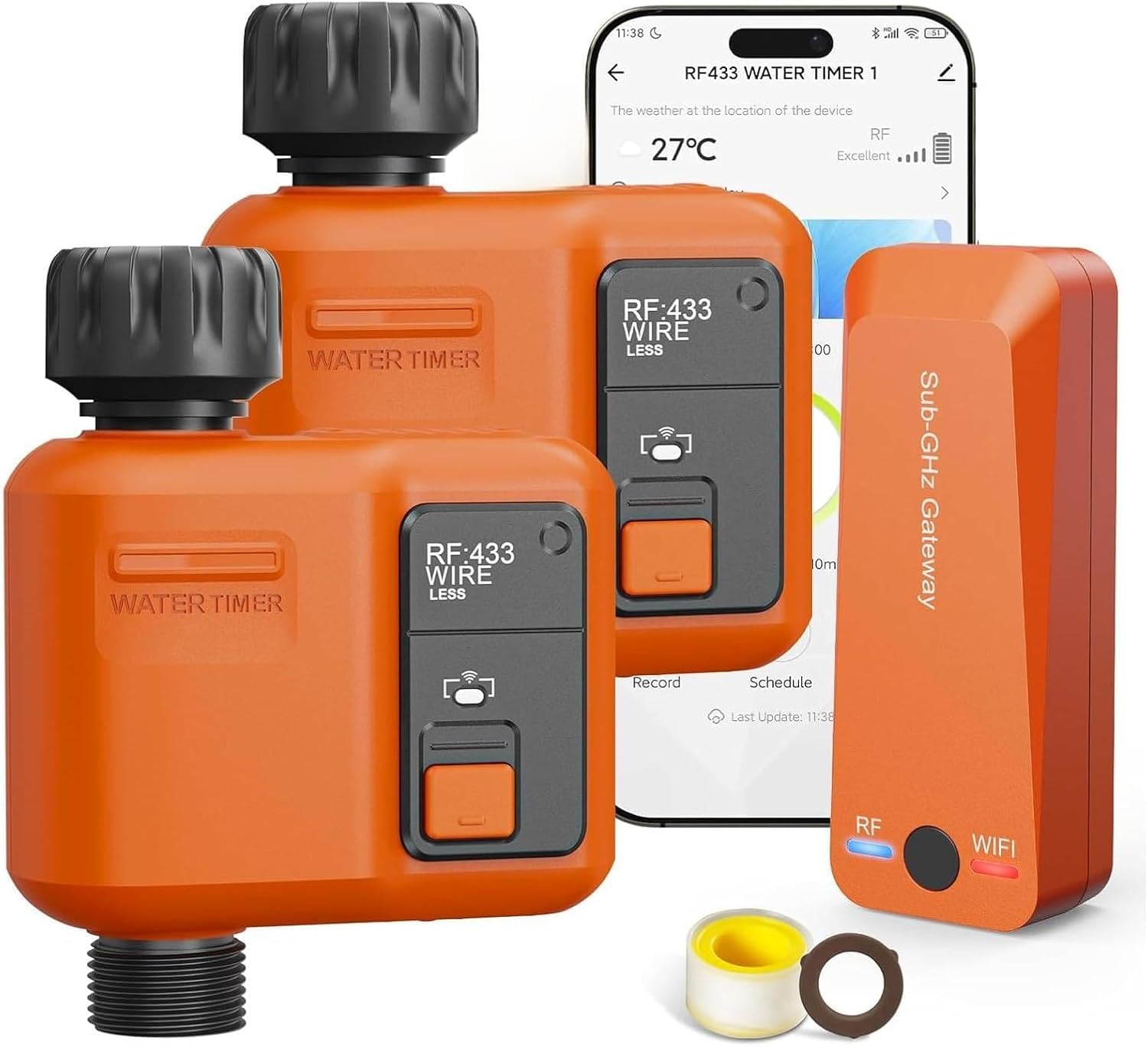 2 Pack Centralina Irrigazione (1 Uscite)
