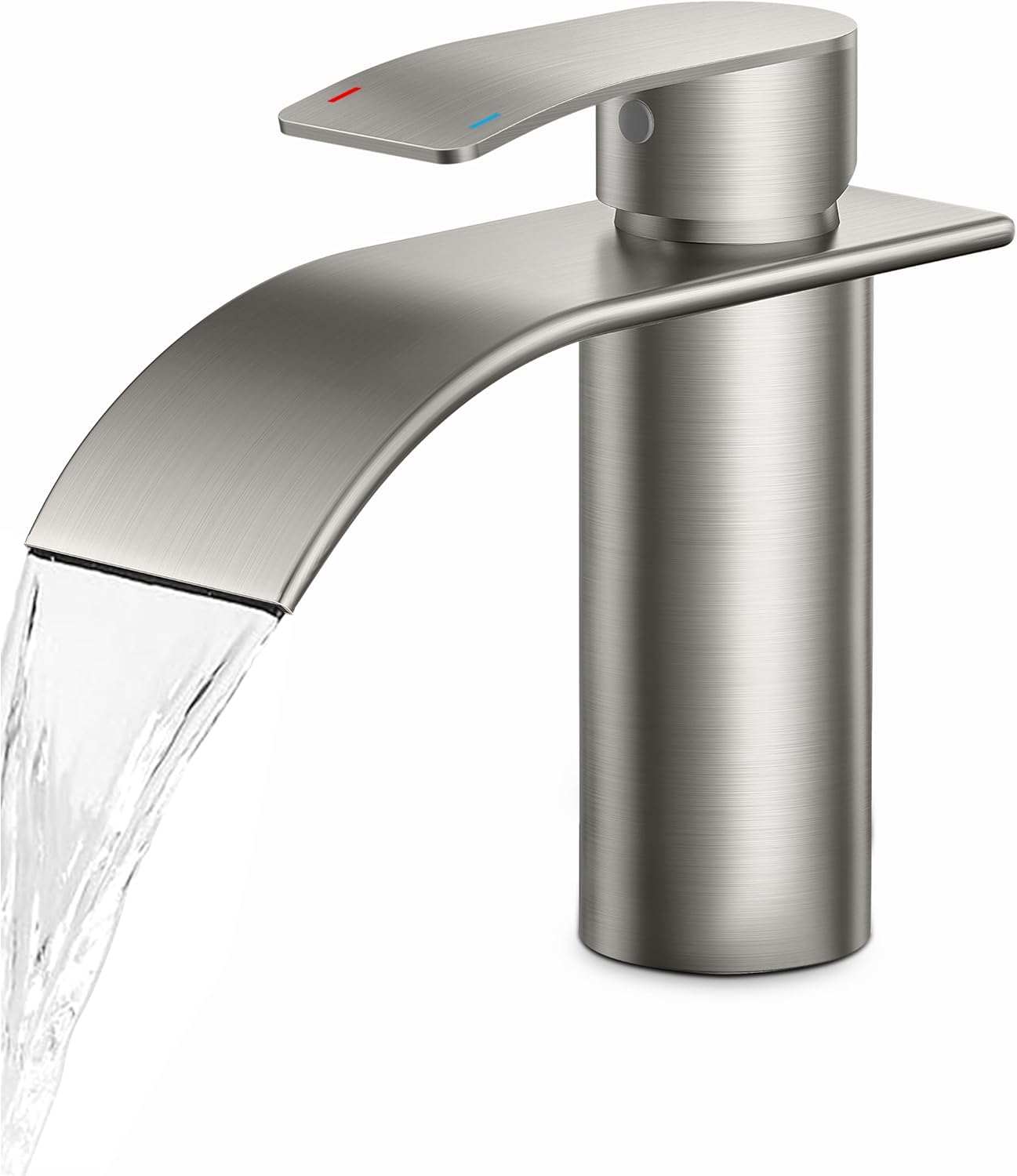 Forious Rubinetto Bagno a Cascata in Acciaio Inox