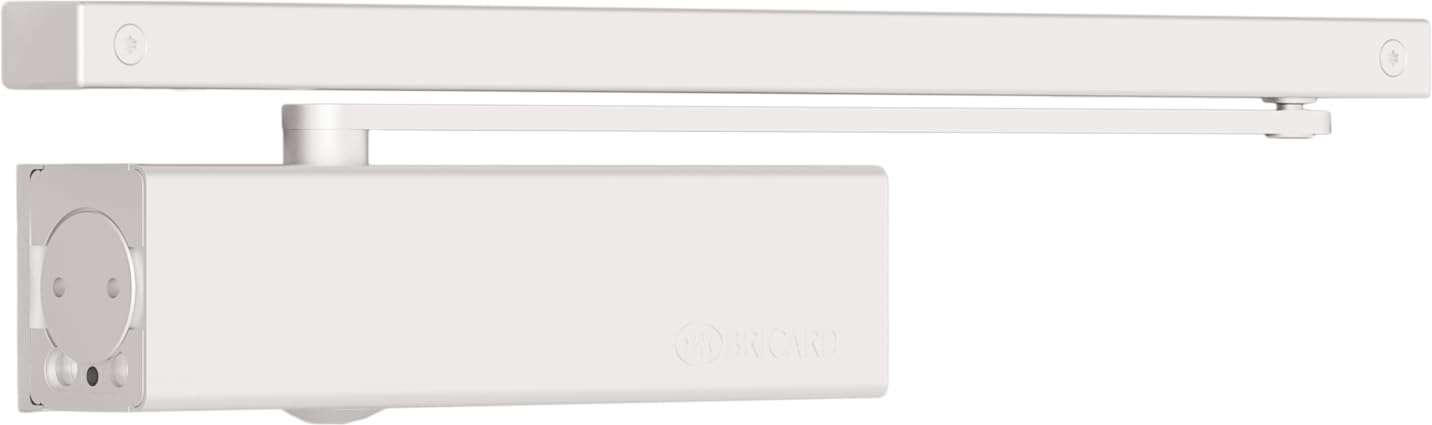 Bricard 6481021BL10 Chiudiporta Forza 2-5 (100kg), Bianco