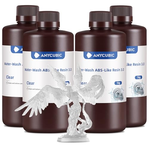 ANYCUBIC Resina ABS Lavabile 3.0 per Stampanti 3D 4000g