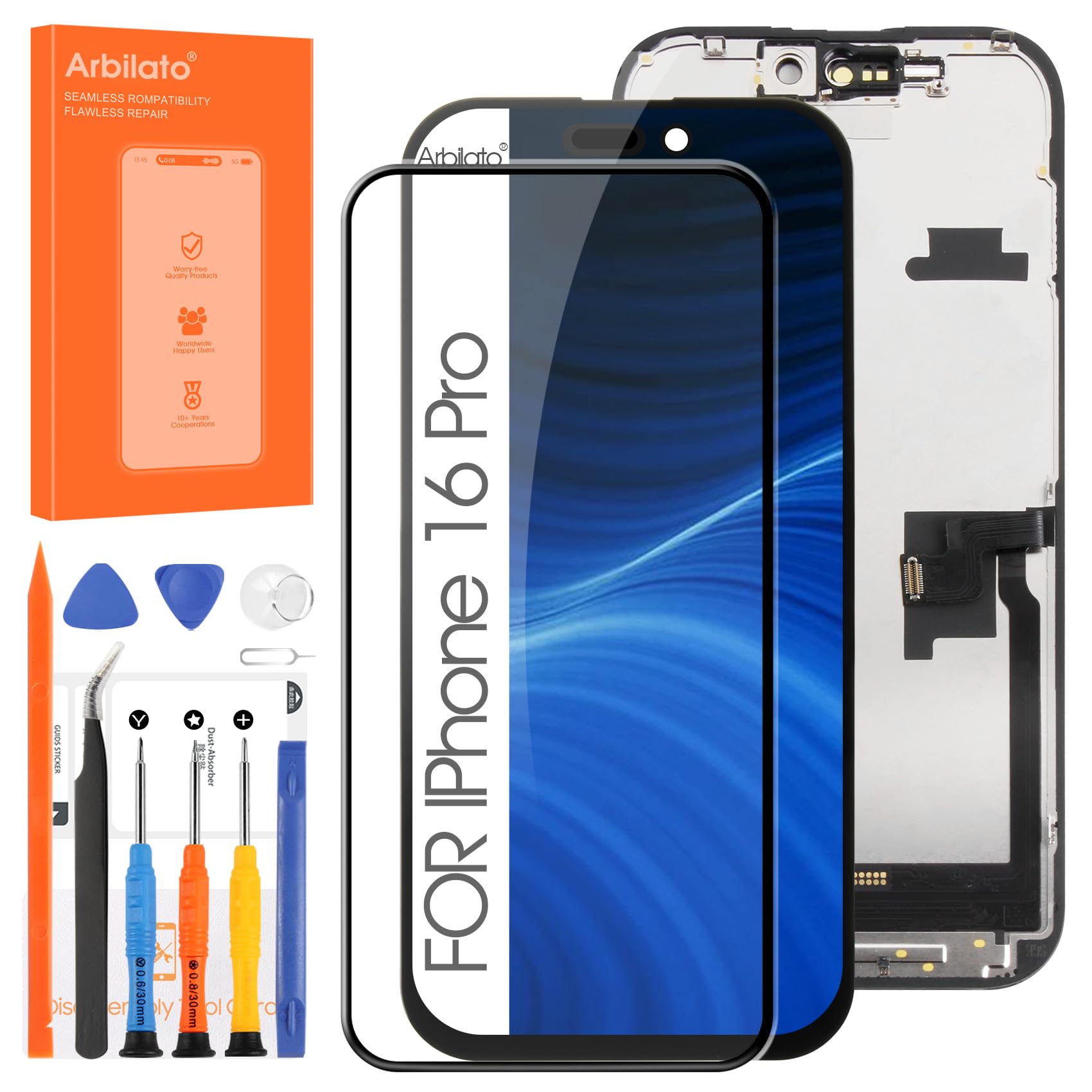 Schermo LCD per iPhone 16 Pro - Display Digitizer