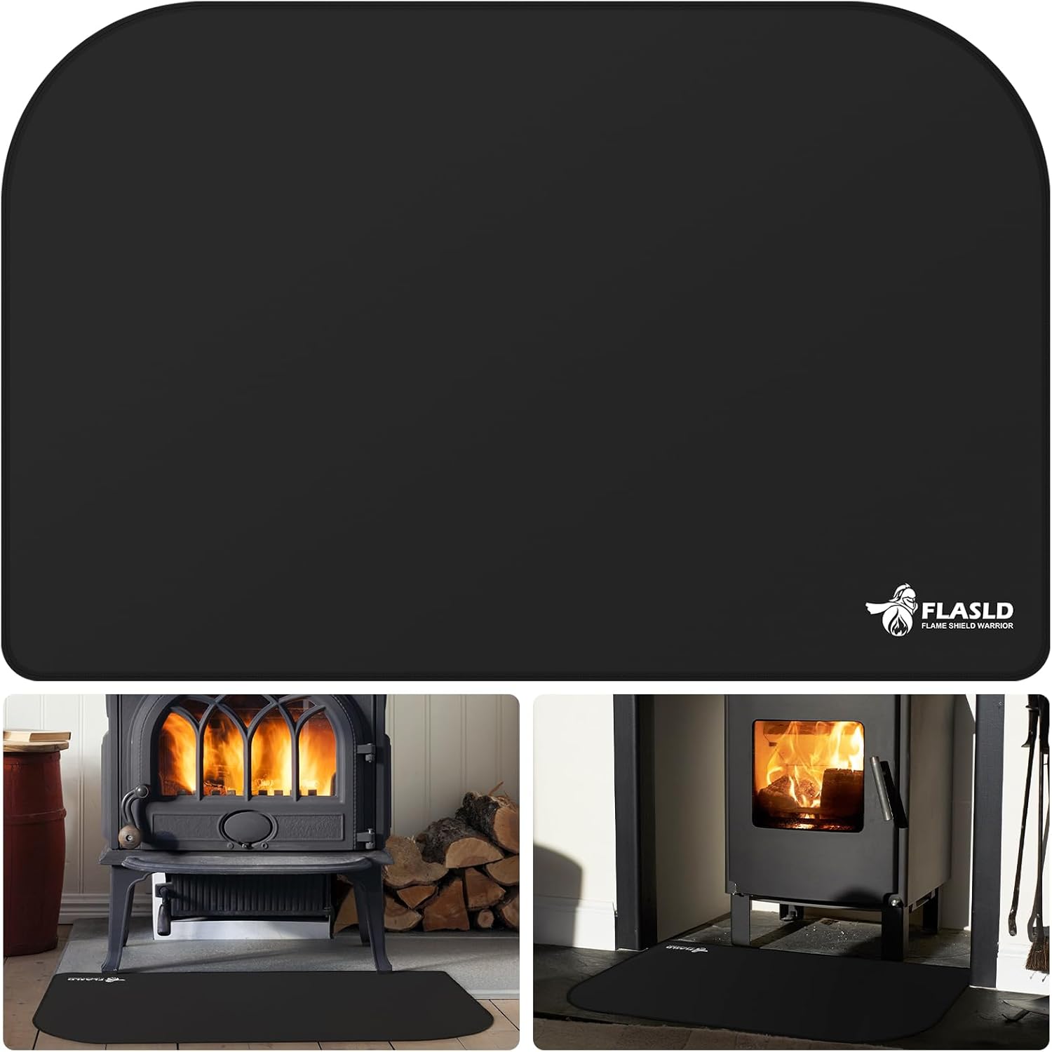 Flasld Tappetino Ignifugo per Camino 102 × 152 cm - immagine 1