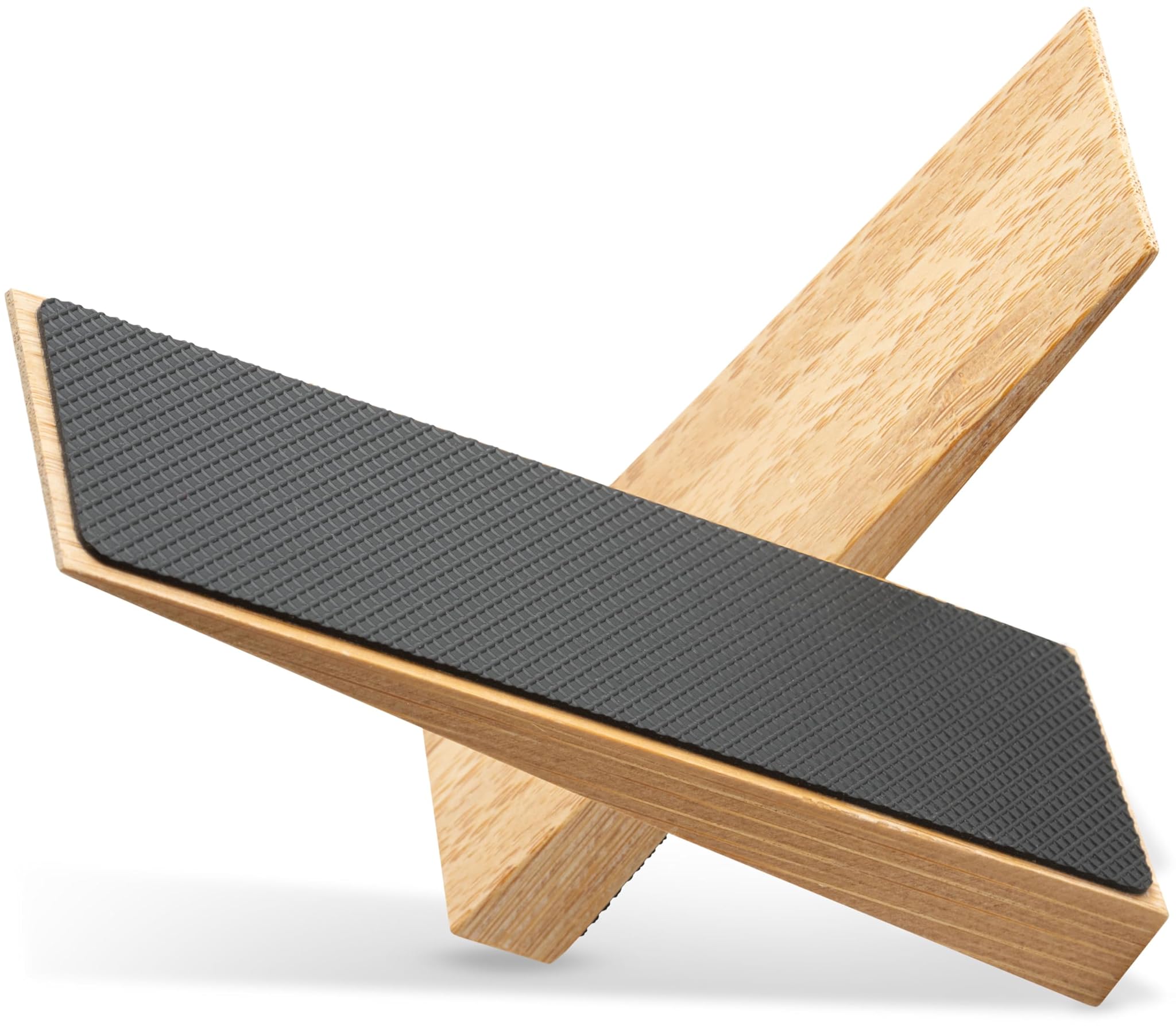 Fermaporta da Pavimento in Legno di Bambù - Set da 2