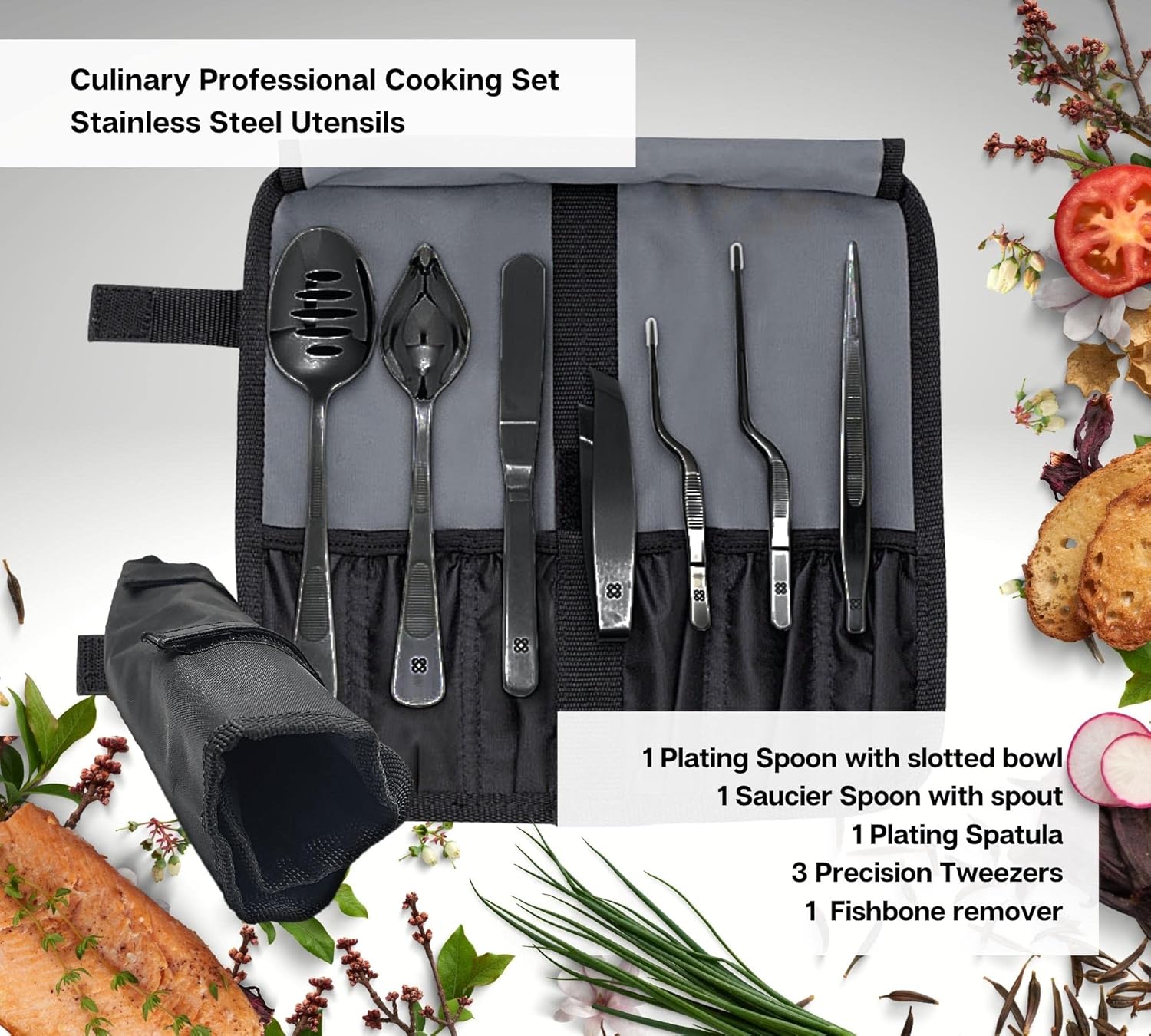 Doja Barcelona - Kit Professionale per Chef, Nero - immagine 3