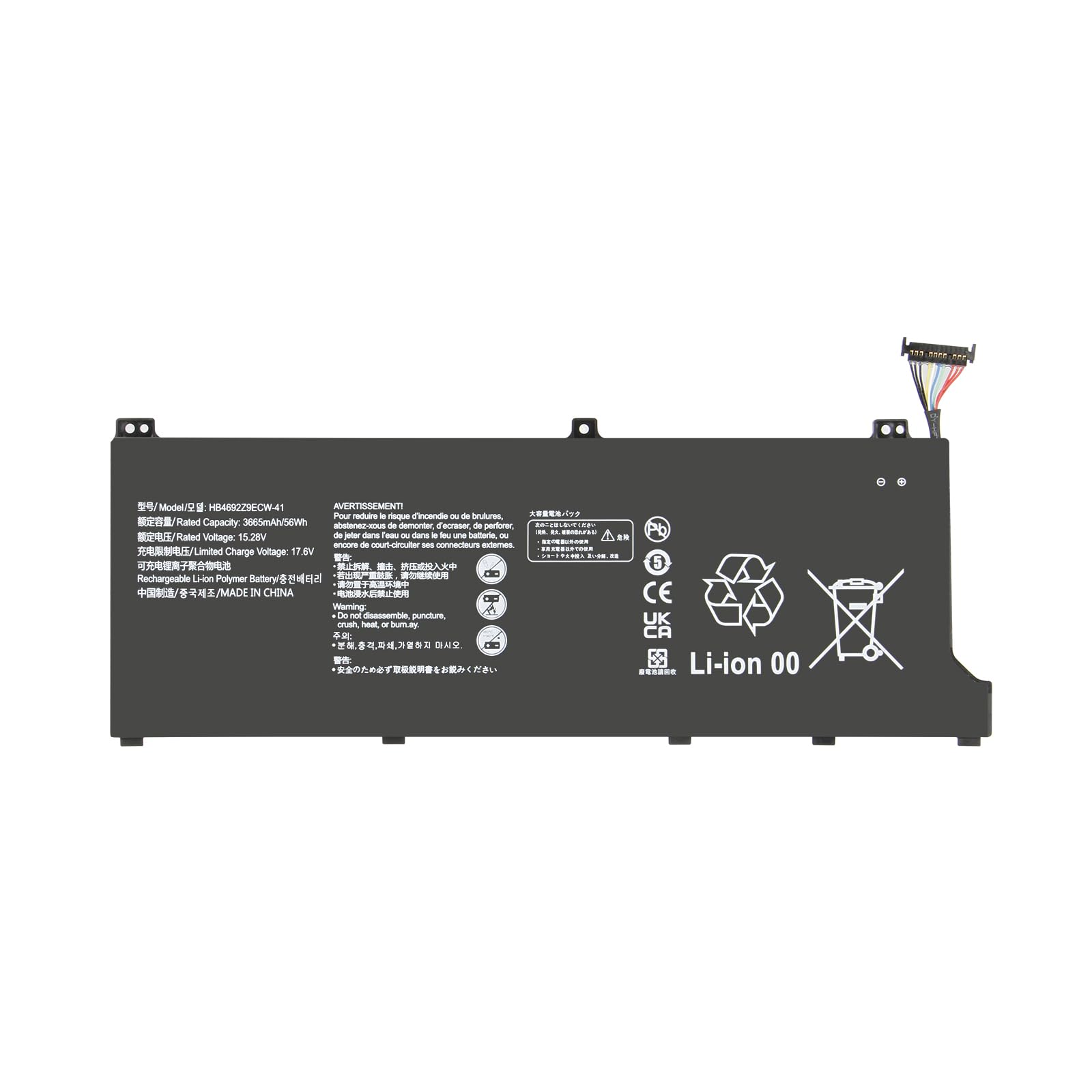 HB4692Z9ECW-41 Batteria Laptop 15.28V 56Wh