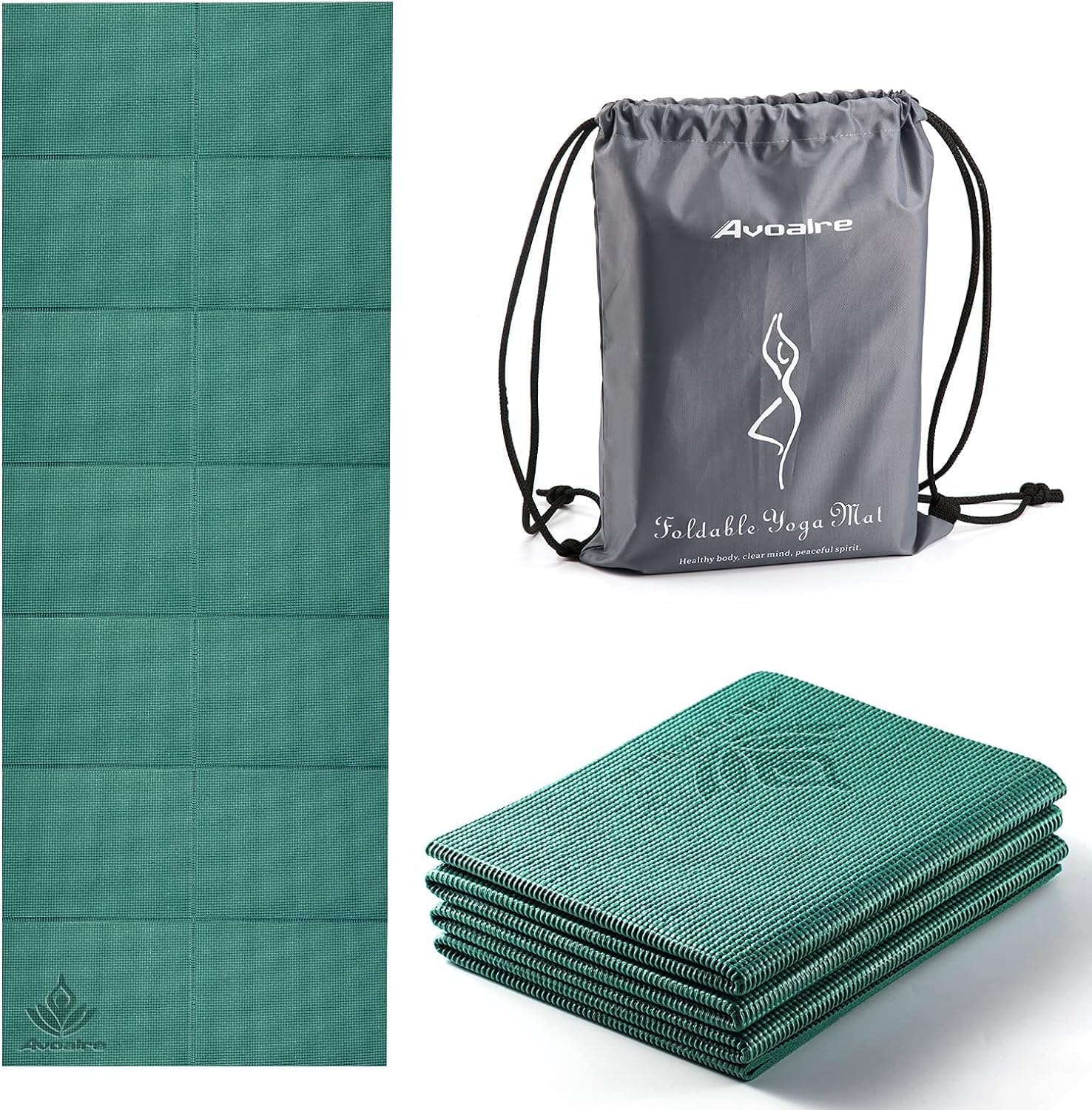 Avoalre Tappetino Yoga Antiscivolo Pieghevole 5mm