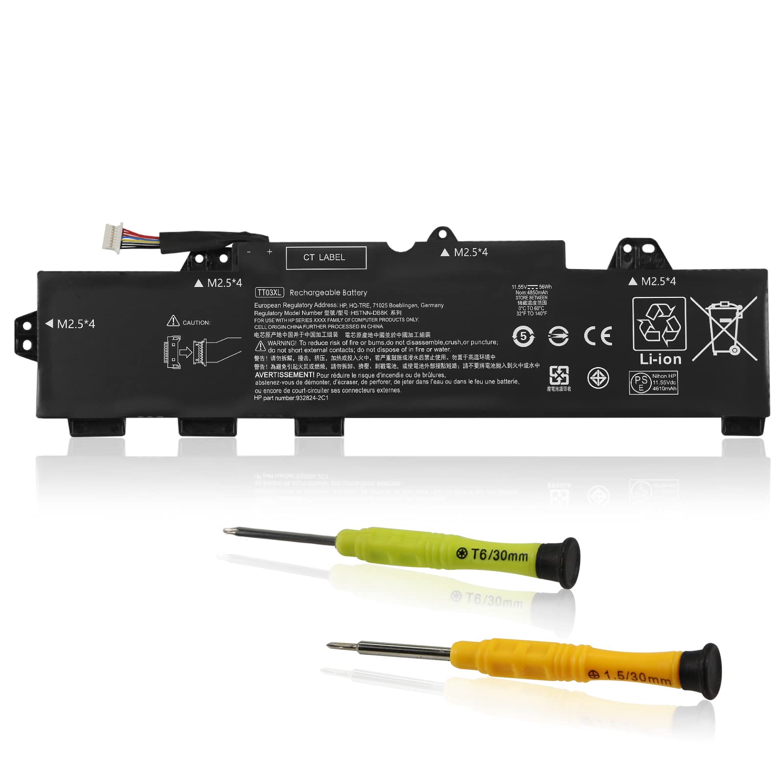 TT03XL 933322-855 - Batteria per Laptop Hp EliteBook