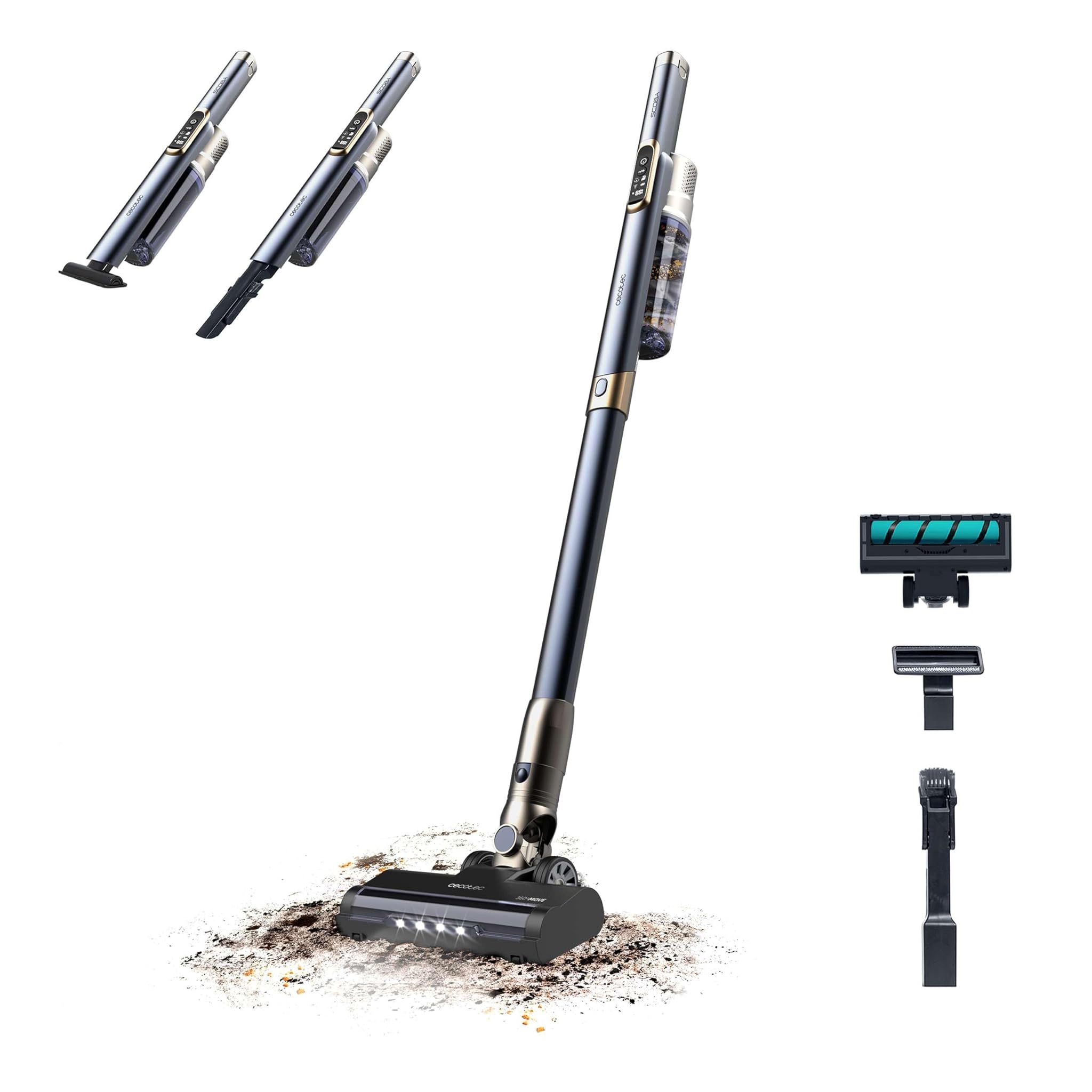 Cecotec Scoba 3000 - Aspirapolvere Scopa Senza Fili 40min