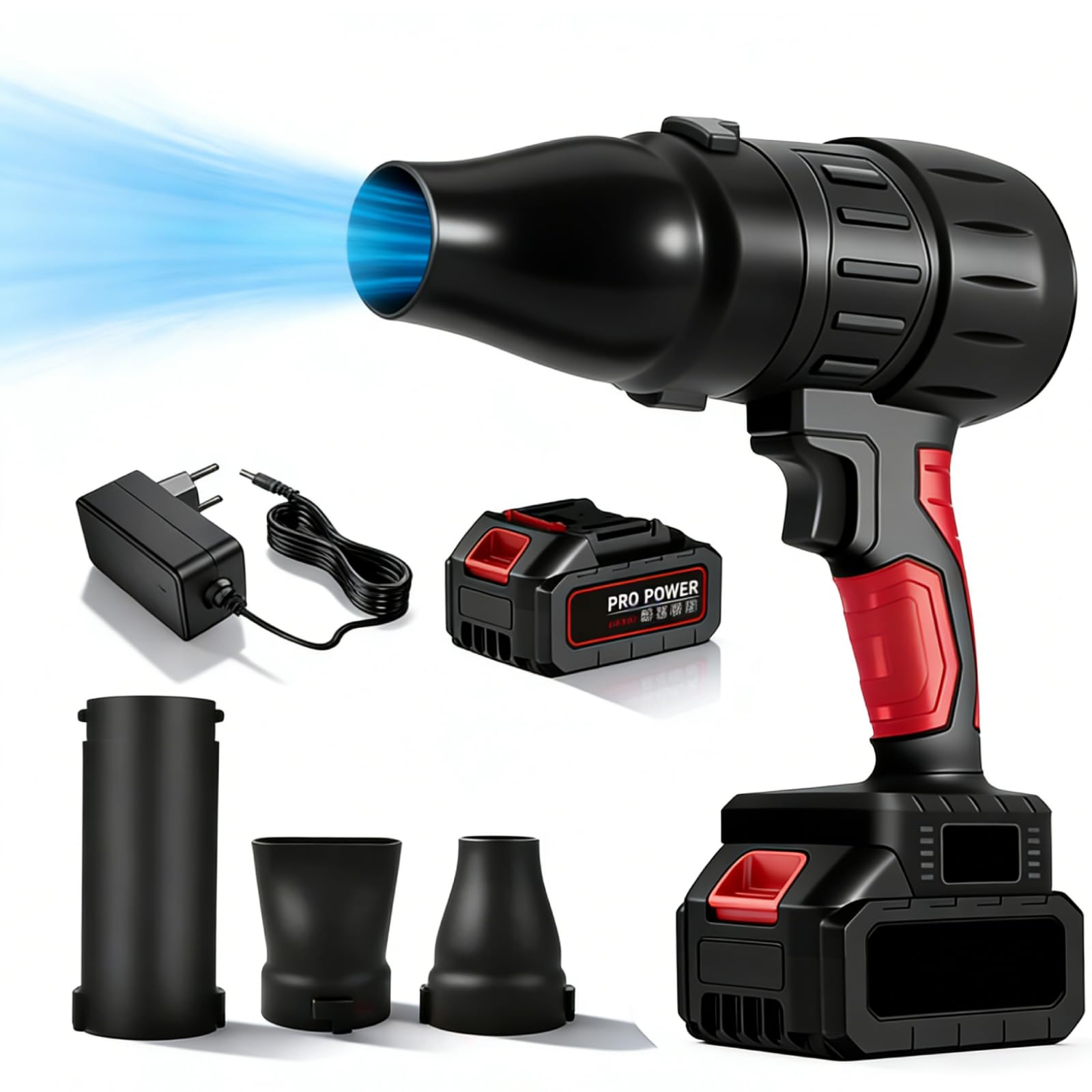 Soffiatore a Batteria Potente per Foglie 800W 35000RPM