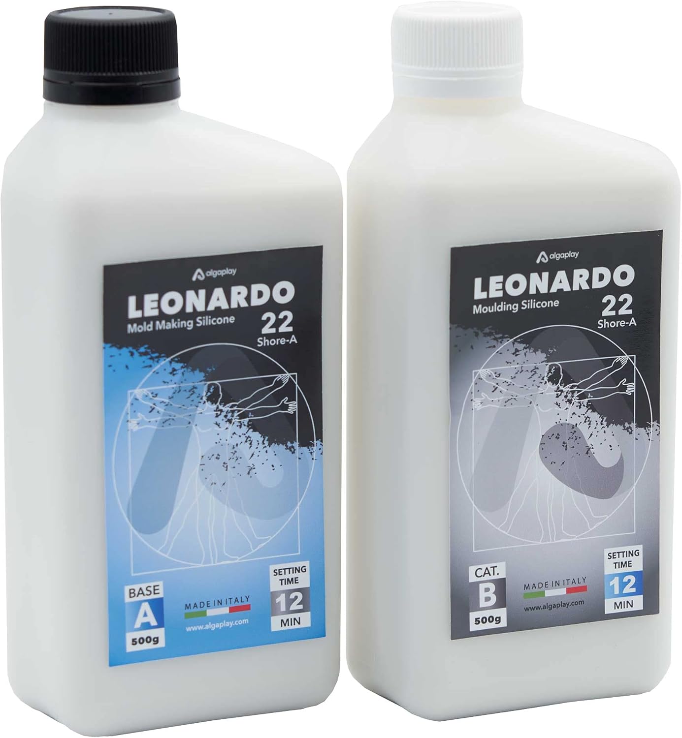 Leonardo Molding Silicone - Gomma per Stampi 1 kg
