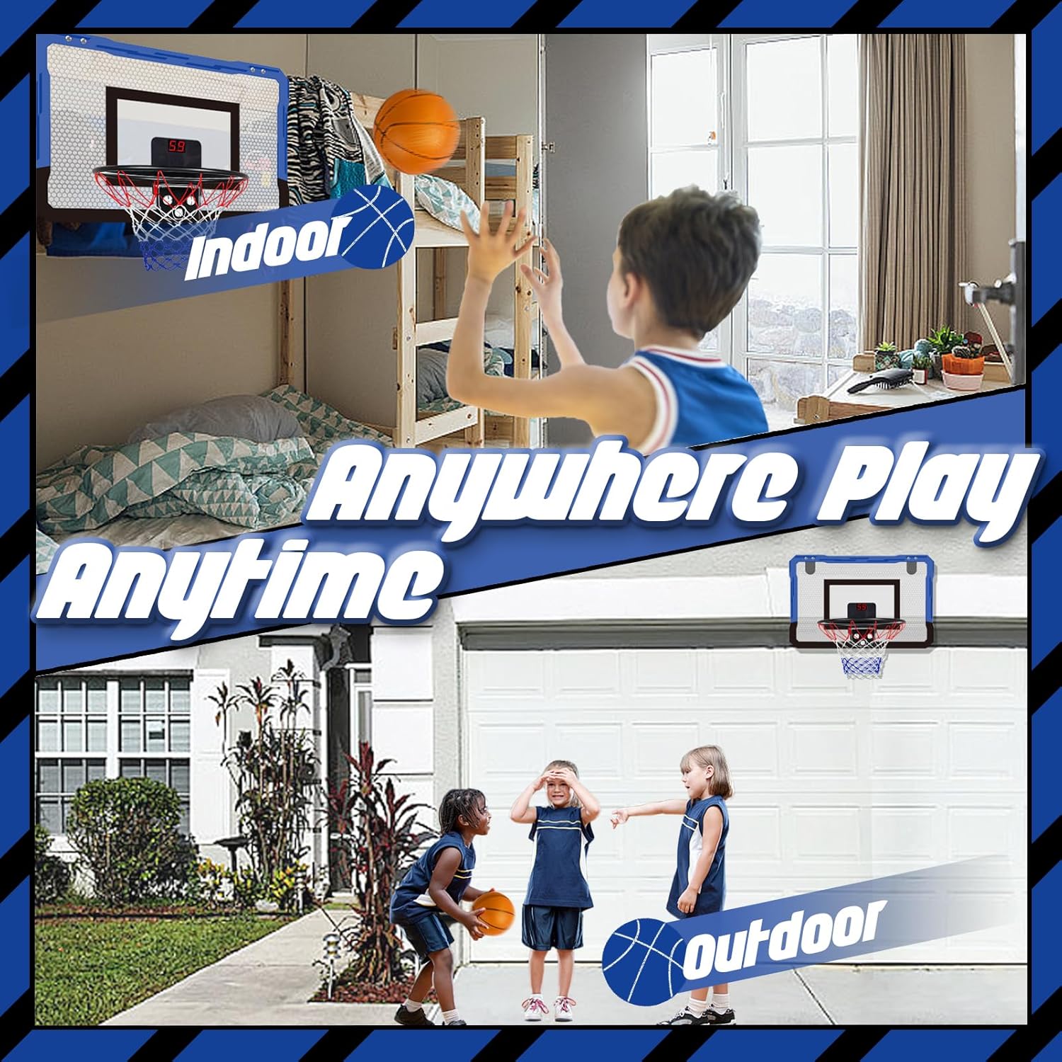 Teuvo Mini Canestro Basket da Camera con Punteggio Automatico - immagine 4