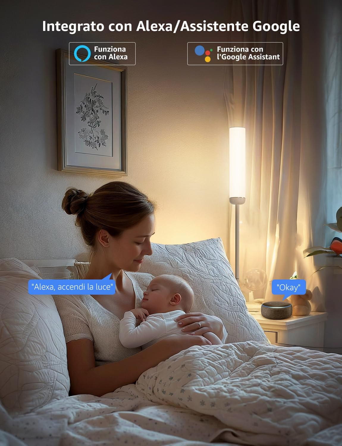 Lepro O1 AI Lampada da Terra RGBIC 1800 Lumen - immagine 3