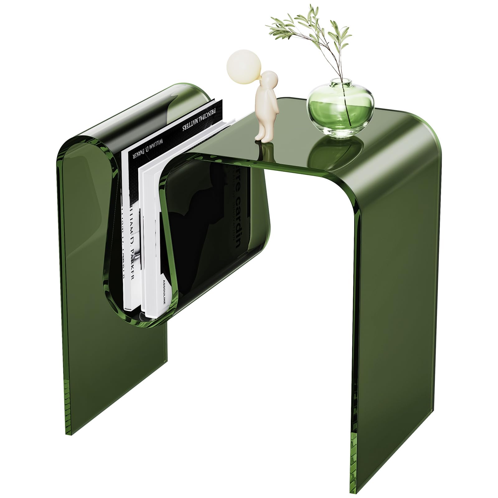 Solaround Acrylic - Tavolino da Salotto Moderno, Verde