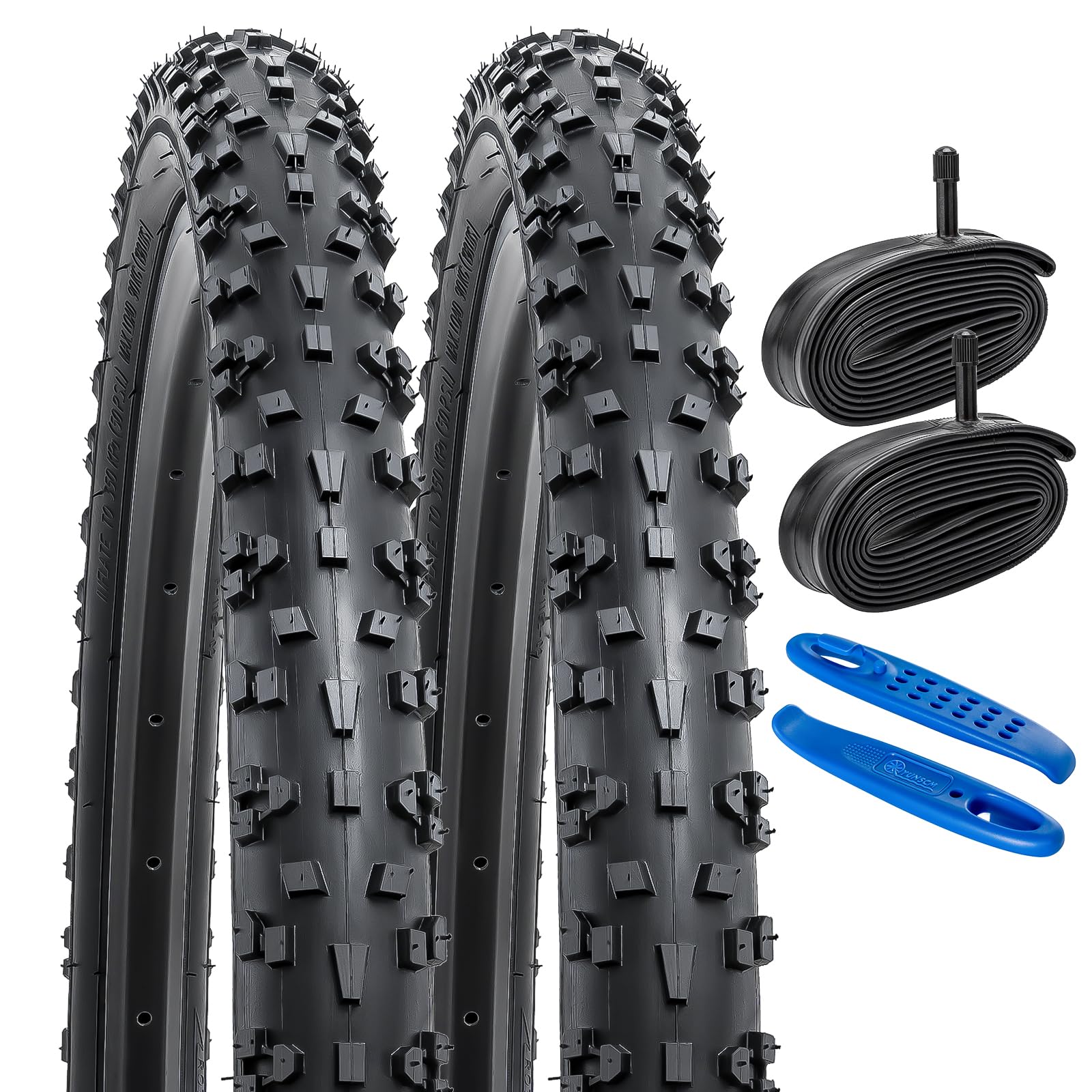 Yunscm 2PCS Pneumatici Pieghevoli 26x1.95 con Camere d'aria