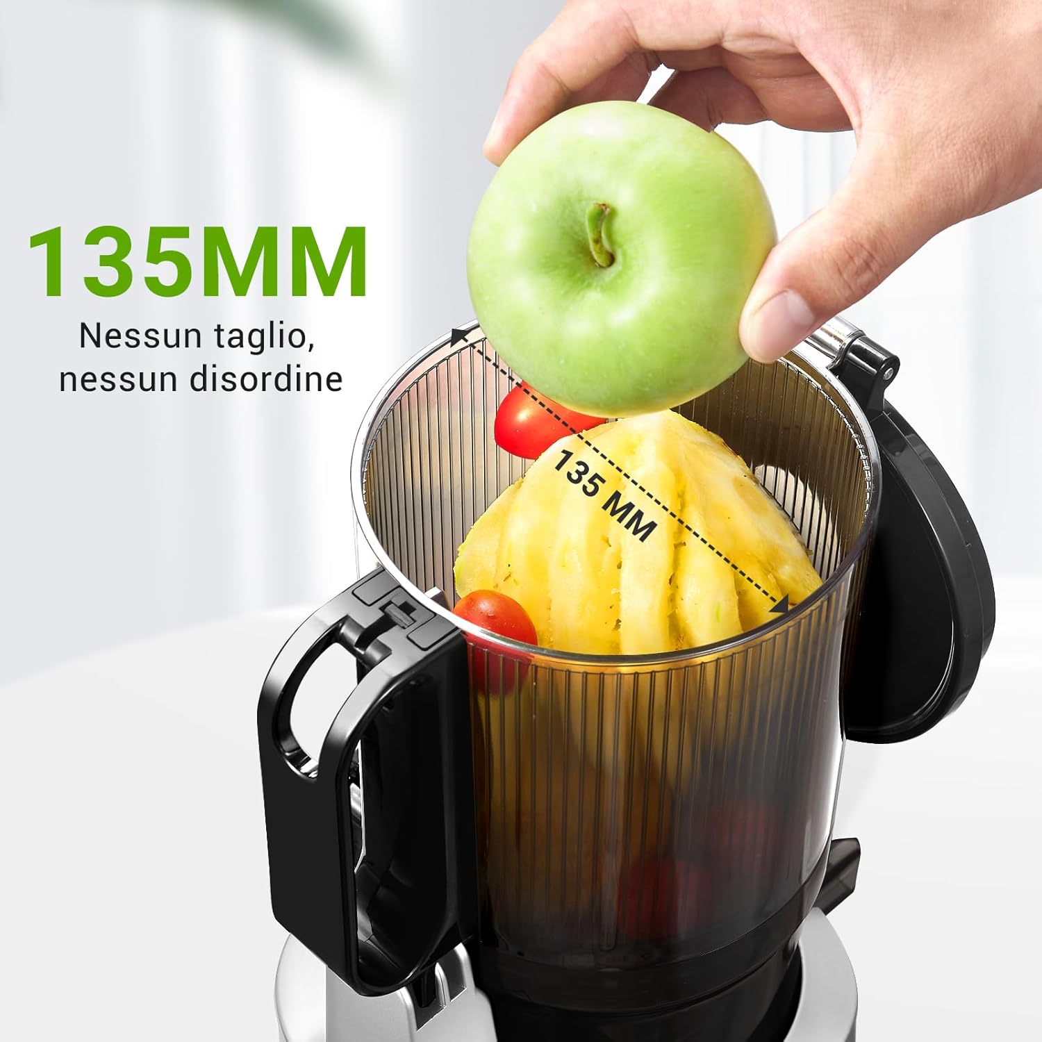 Amzchef Spremiagrumi Automatico Tutto in Uno 250W - immagine 3