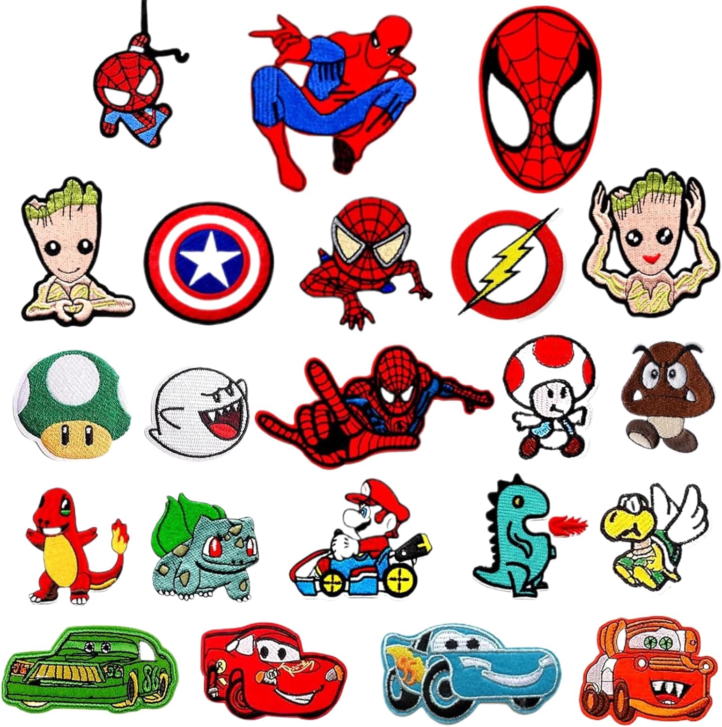 Autownlux 22 Pezzi Toppe Termoadesive Assortite - immagine 1