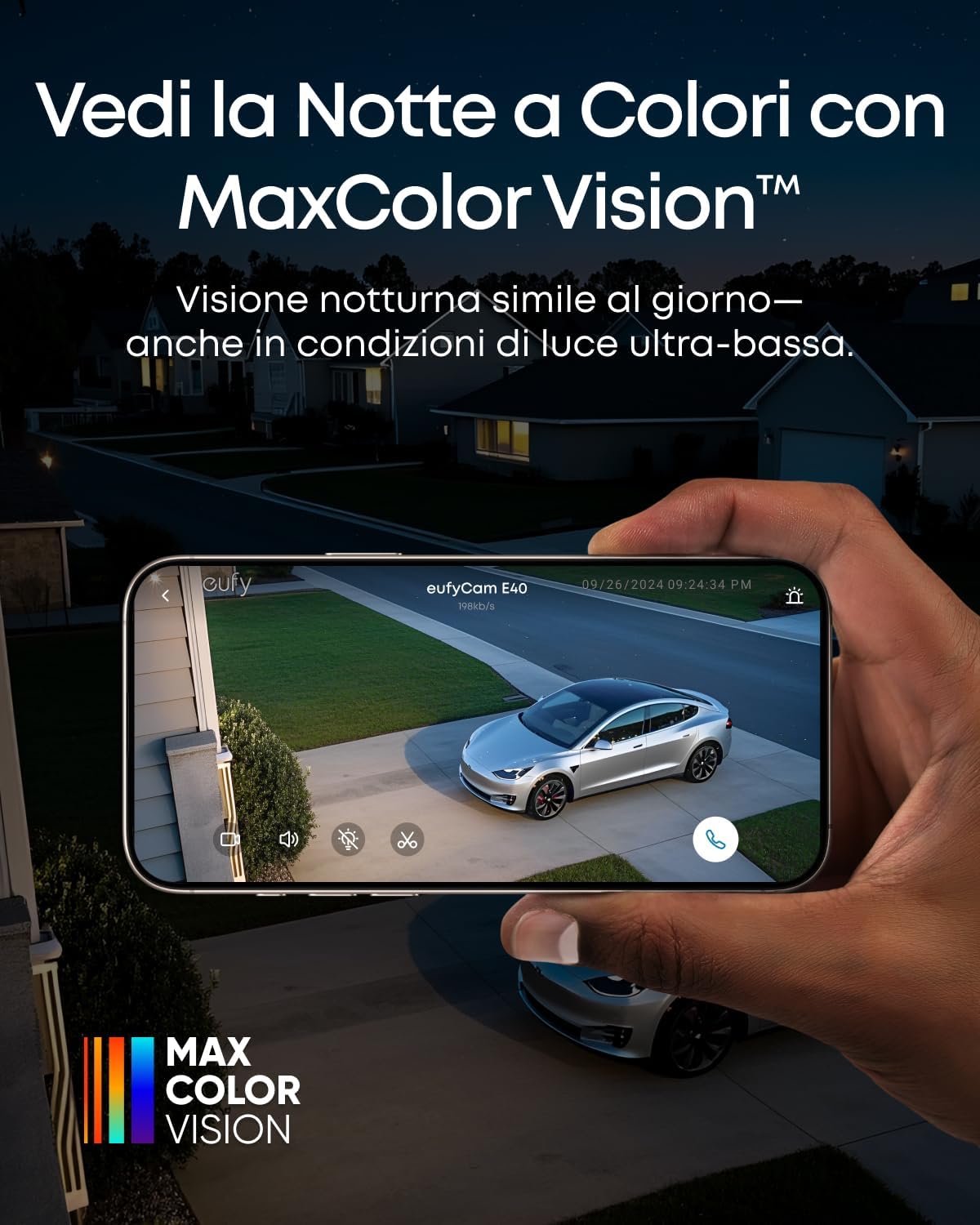 Eufy Security eufyCam E40 3-Cam Kit con HomeBase 2 - immagine 2