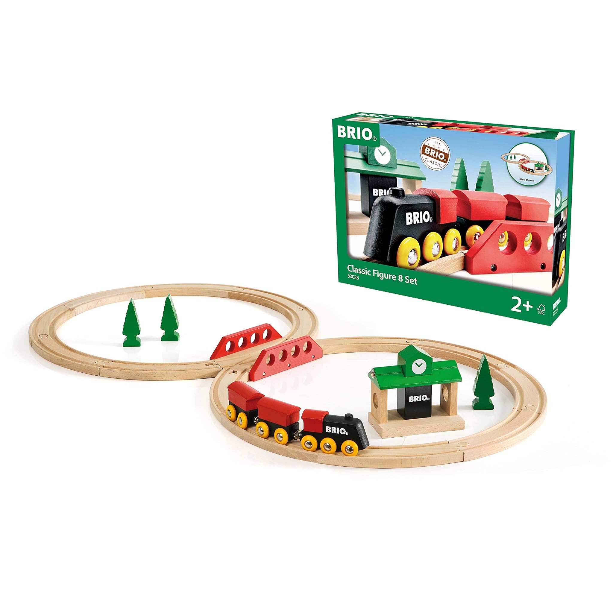BRIO - Set Trenino, Classica Figura a 8, 33028