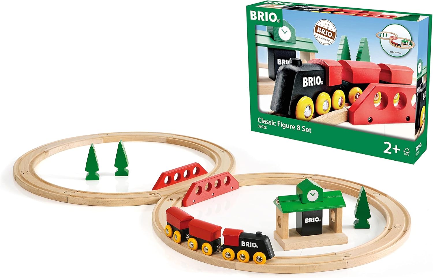 BRIO - Set Trenino, Classica Figura a 8, 33028 - immagine 1