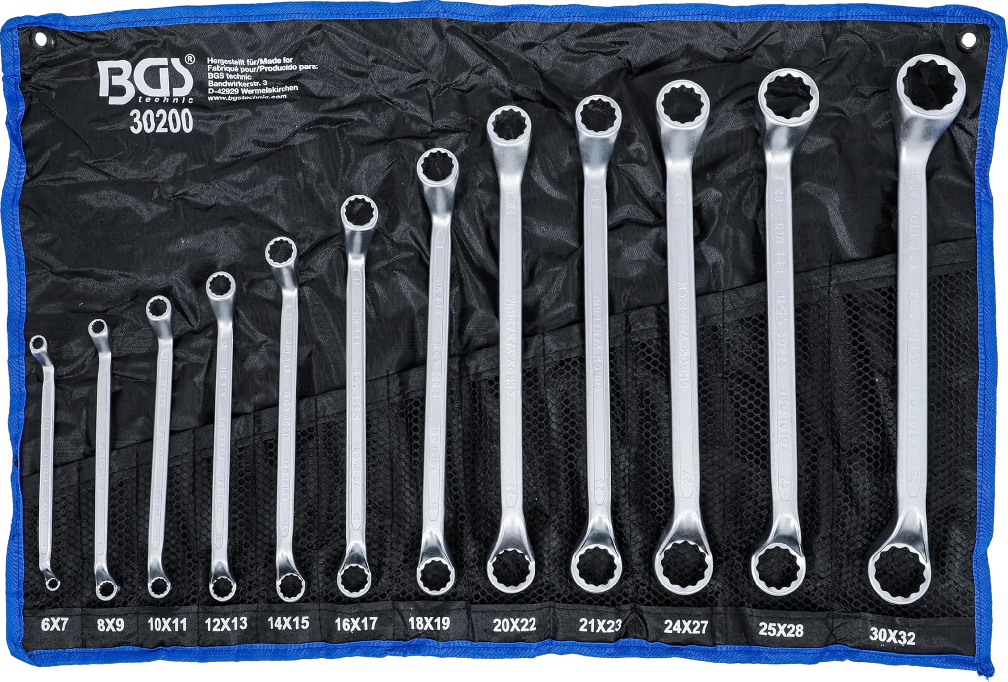 Bgs 30200 - Serie di Chiavi a Doppio Anello 6-32mm