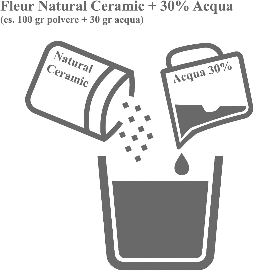 FLEUR PAINT Natural Ceramic Extra White 4 kg - immagine 3