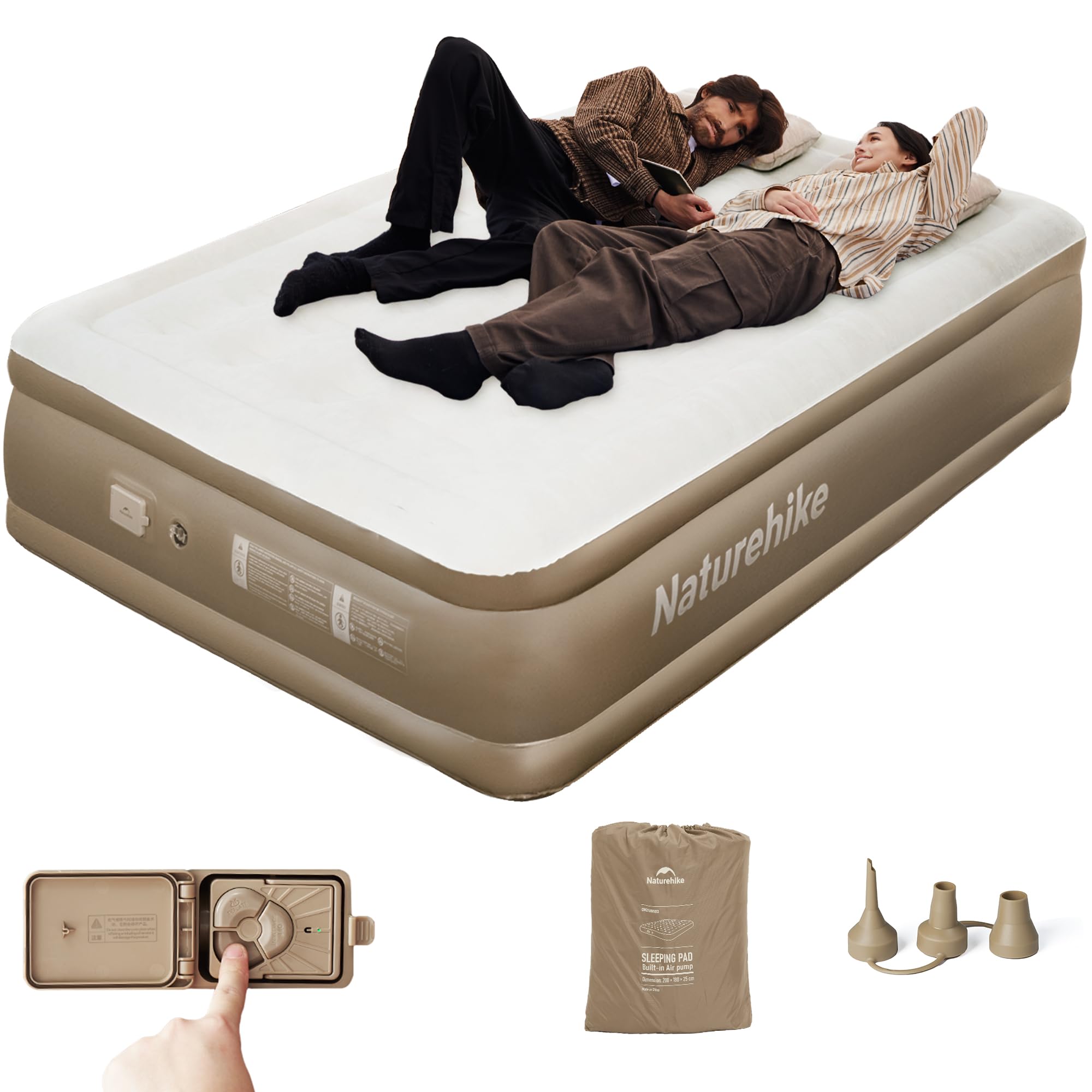 Naturehike Materasso Gonfiabile Doppio 198x152x45cm