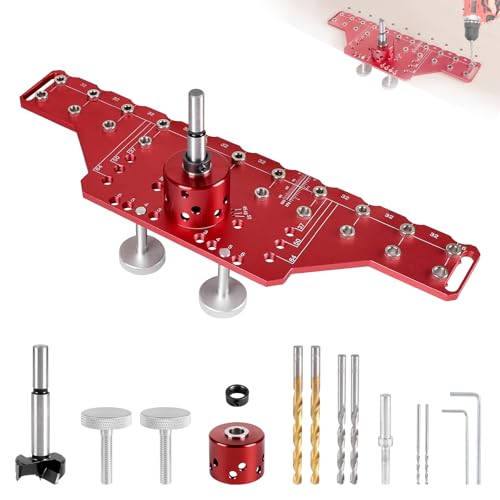 Guida di Perforazione 2-in-1 per Spinotti e Cerniere 35mm