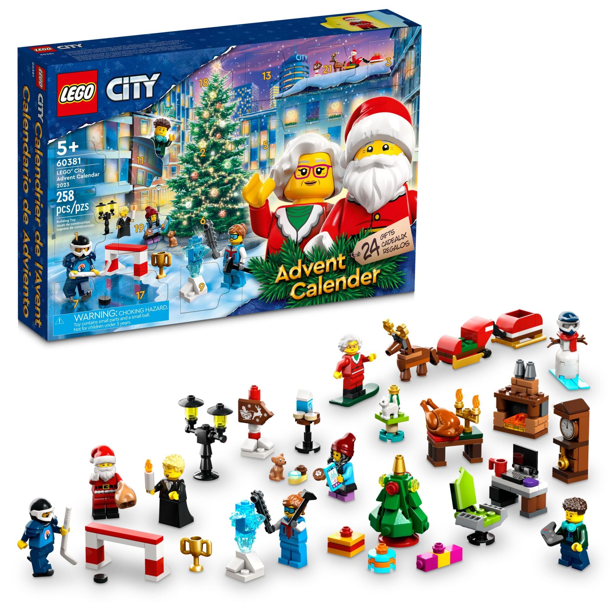 Lego City 2023 Calendario dell'Avvento 60381