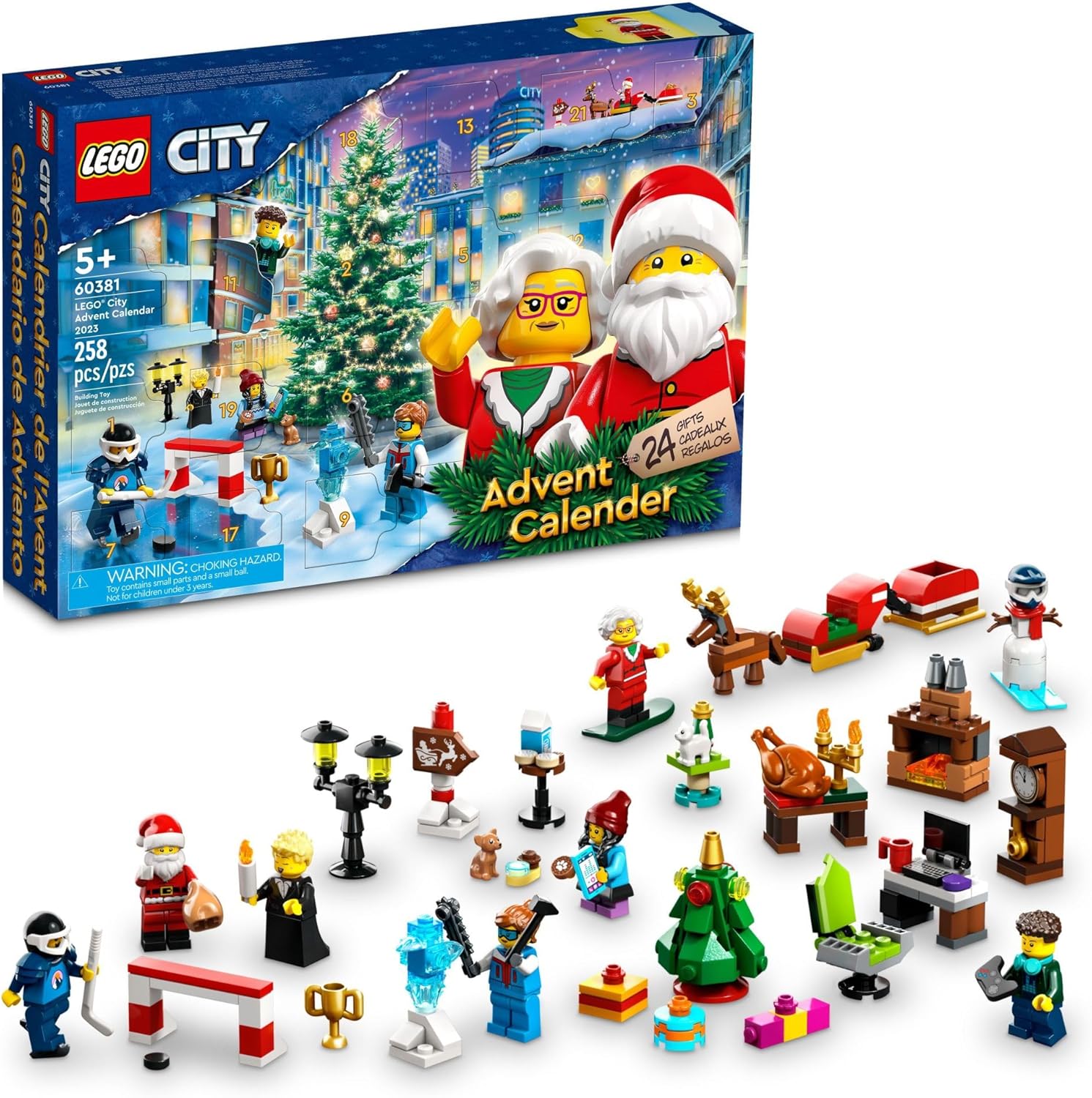 Lego City 2023 Calendario dell'Avvento 60381 - immagine 1