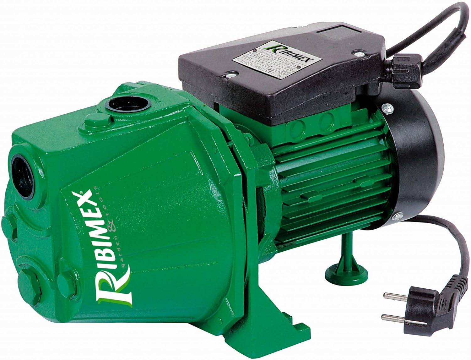 Ribimex PRJET121 Pompa di Superficie Jet121, 1180 W, Verde/Nero