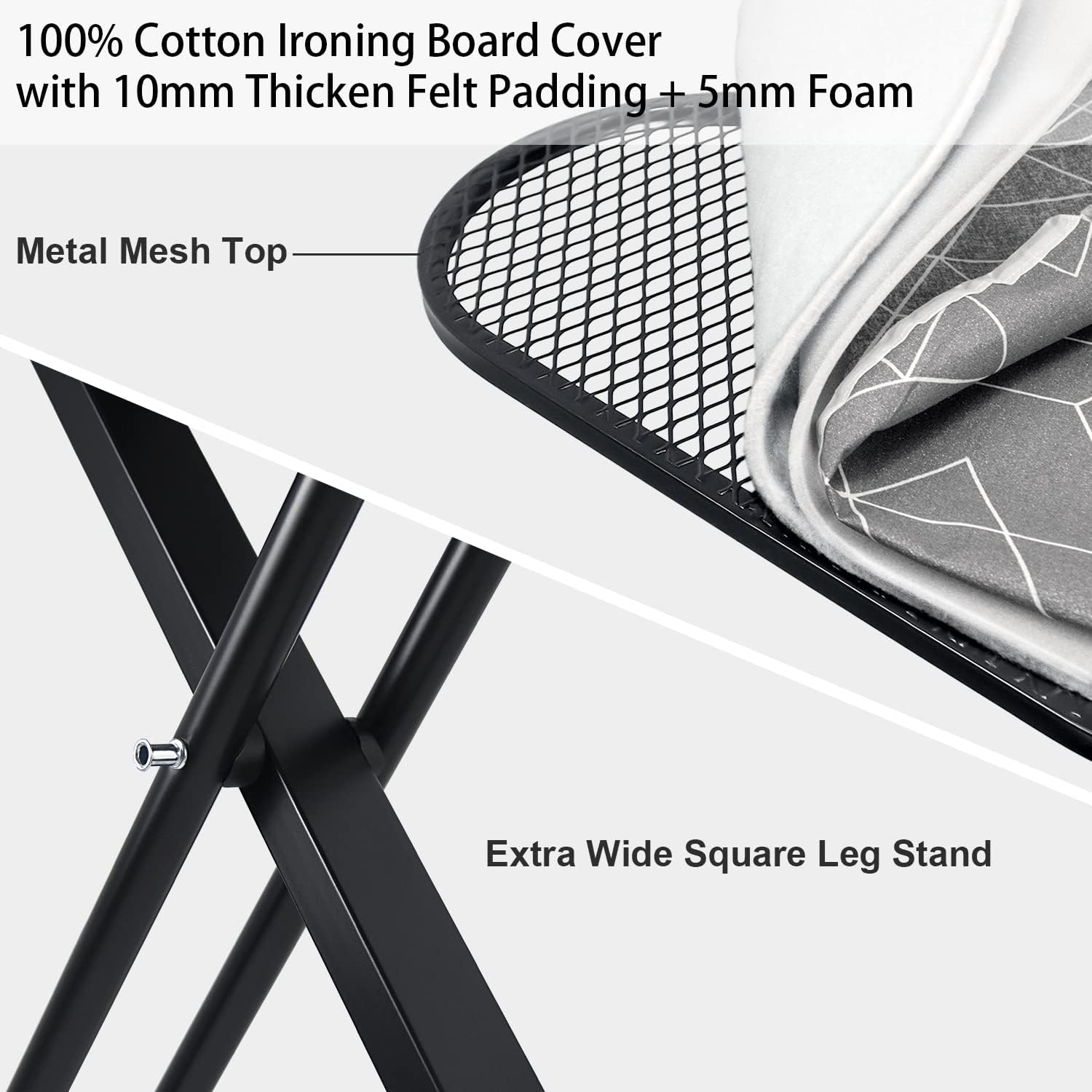 Duwee Asse da Stiro Extra Large 122x43cm - immagine 3