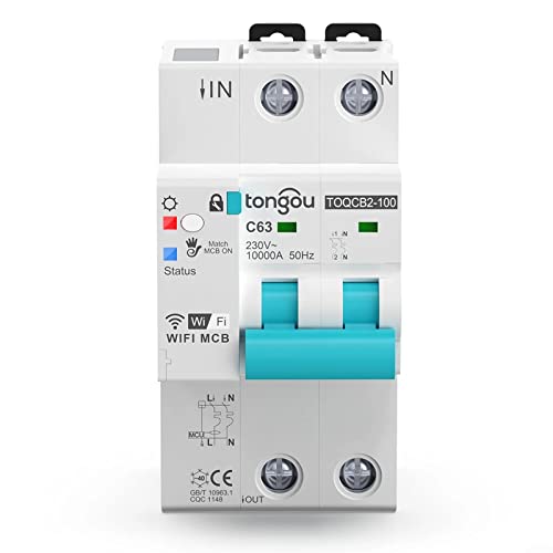 2P per Tuya MCB WIFI - Interruttore Intelligente