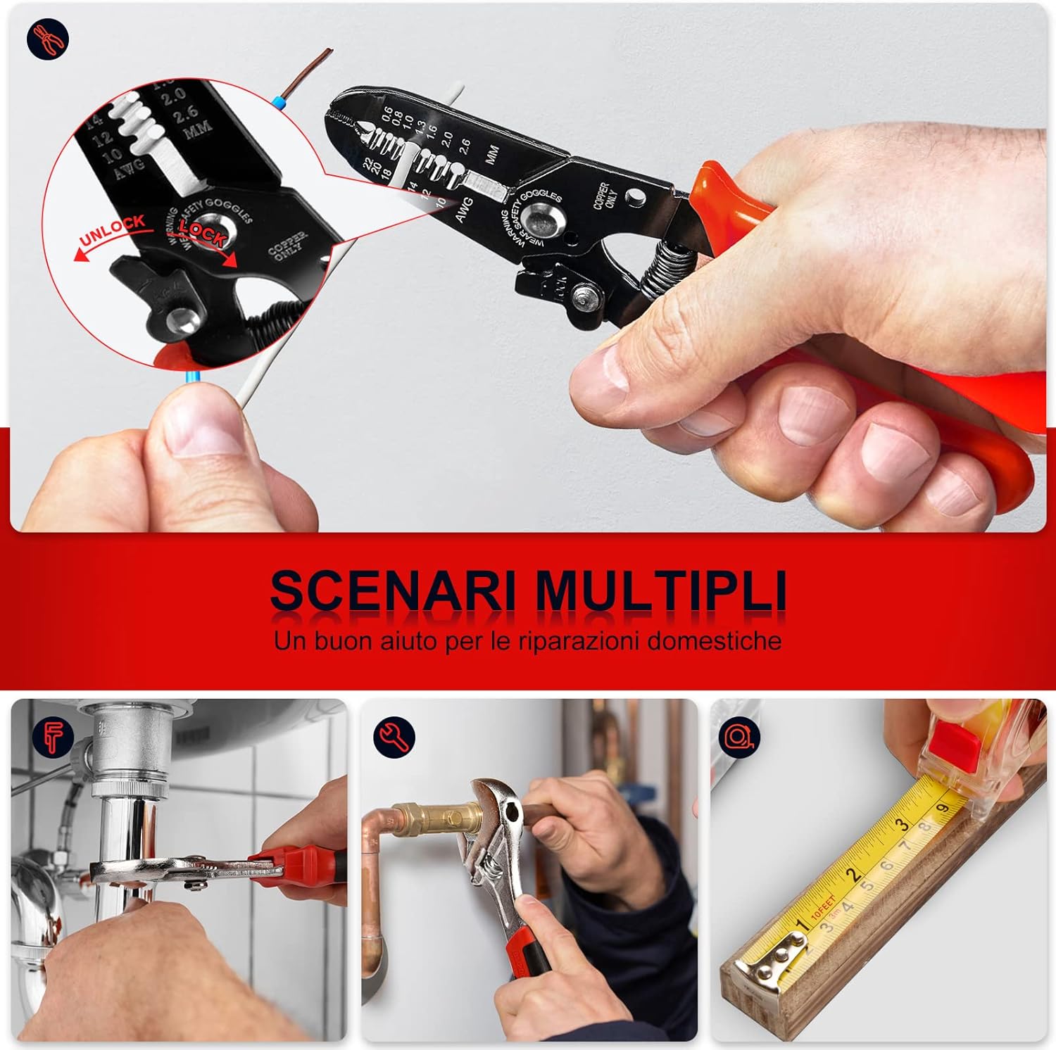 GoYwato Cassetta Attrezzi Completa 287pc Portatile - immagine 4