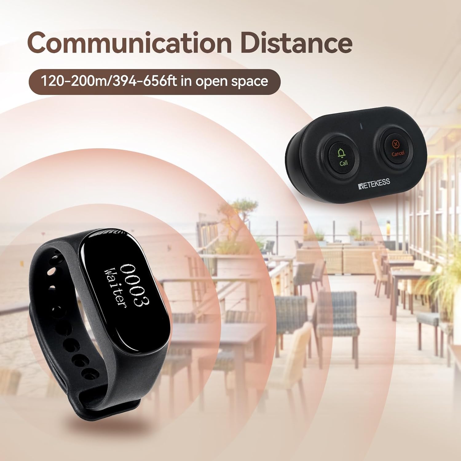 Retekess TD112-TD036 Sistema Cercapersone per Ristorante - immagine 3