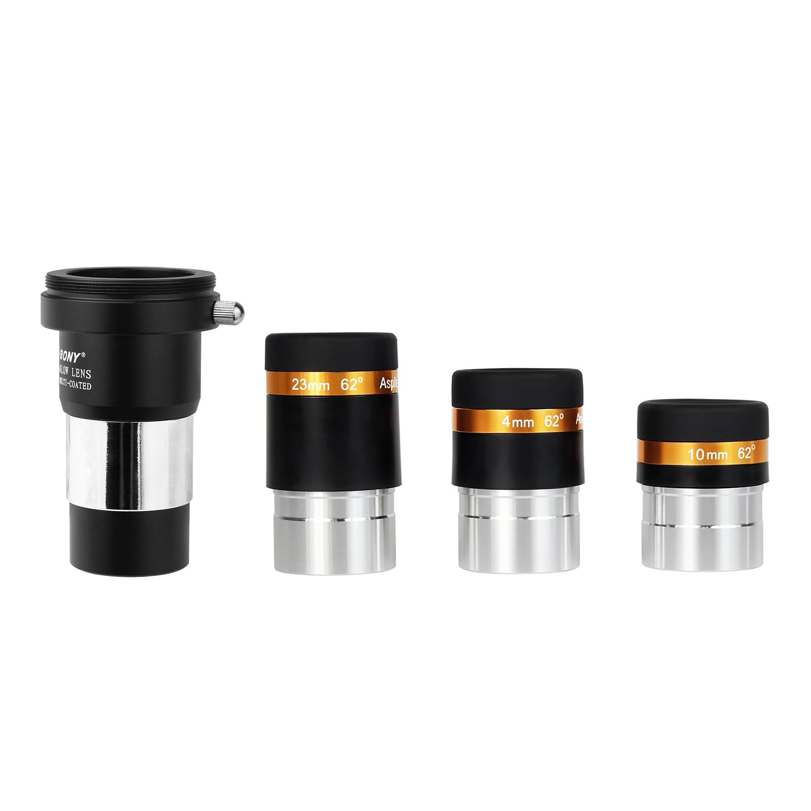 Svbony Oculare Set con Barlow Lente 2x, 1.25 pollici