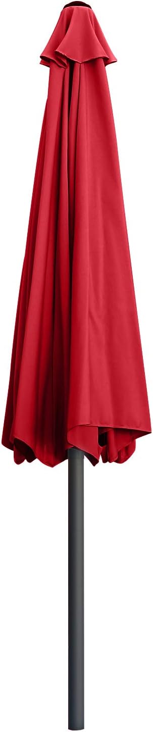ABCCANOPY Ombrelloni da giardino resistenti, 21 cm, colore rosso - immagine 4