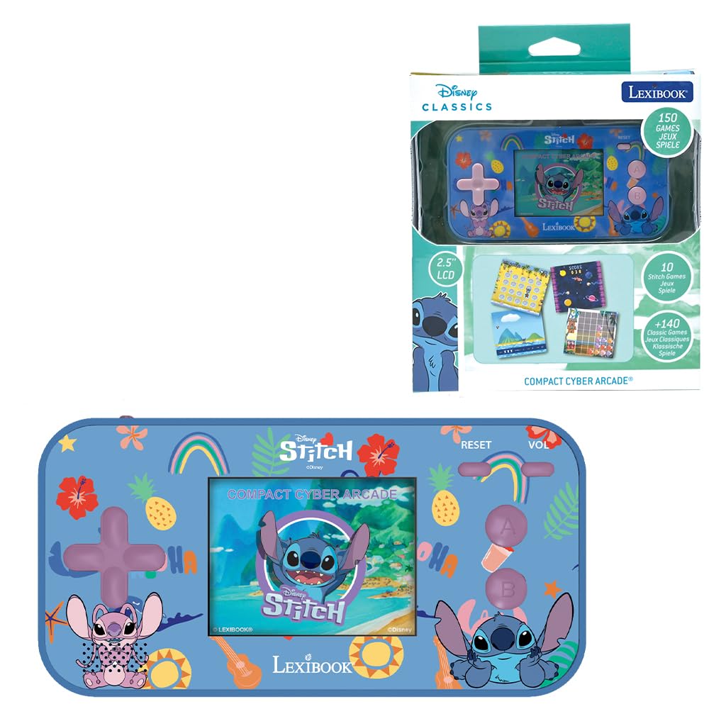 Lexibook Disney Stitch - Console Cyber Arcade Portatile
