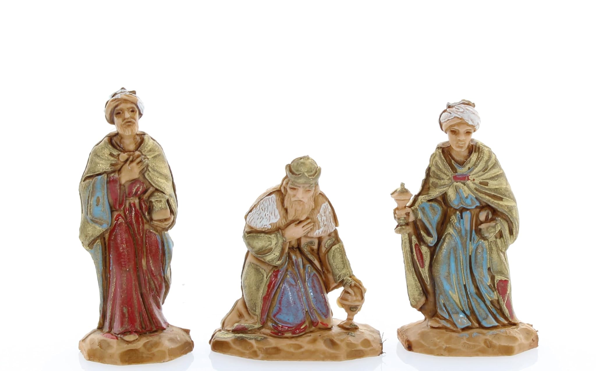 Moranduzzo Tris Re Magi per Presepe 3,5 cm