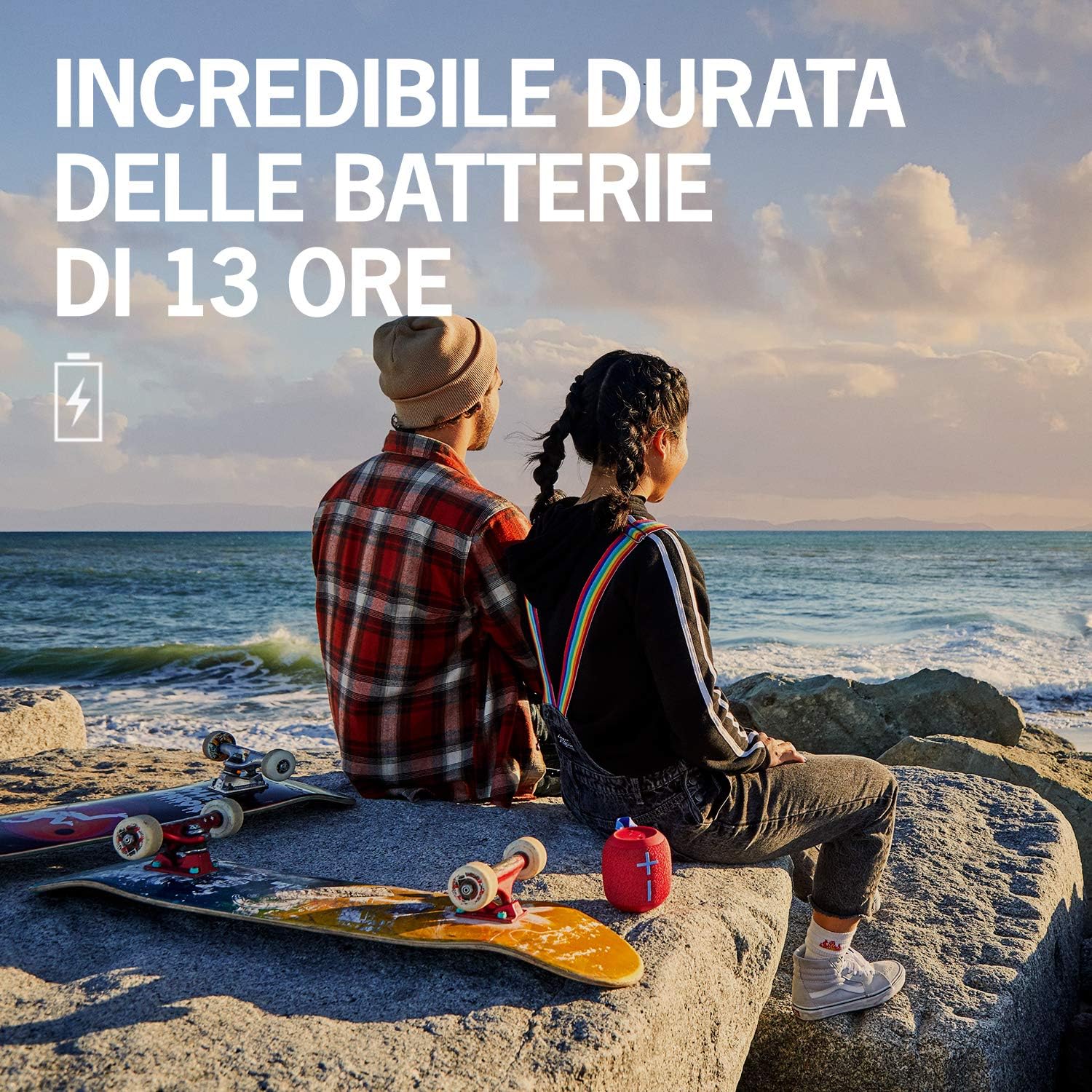 Ultimate Ears Wonderboom 2 - Altoparlante Bluetooth 13h, Blu - immagine 3