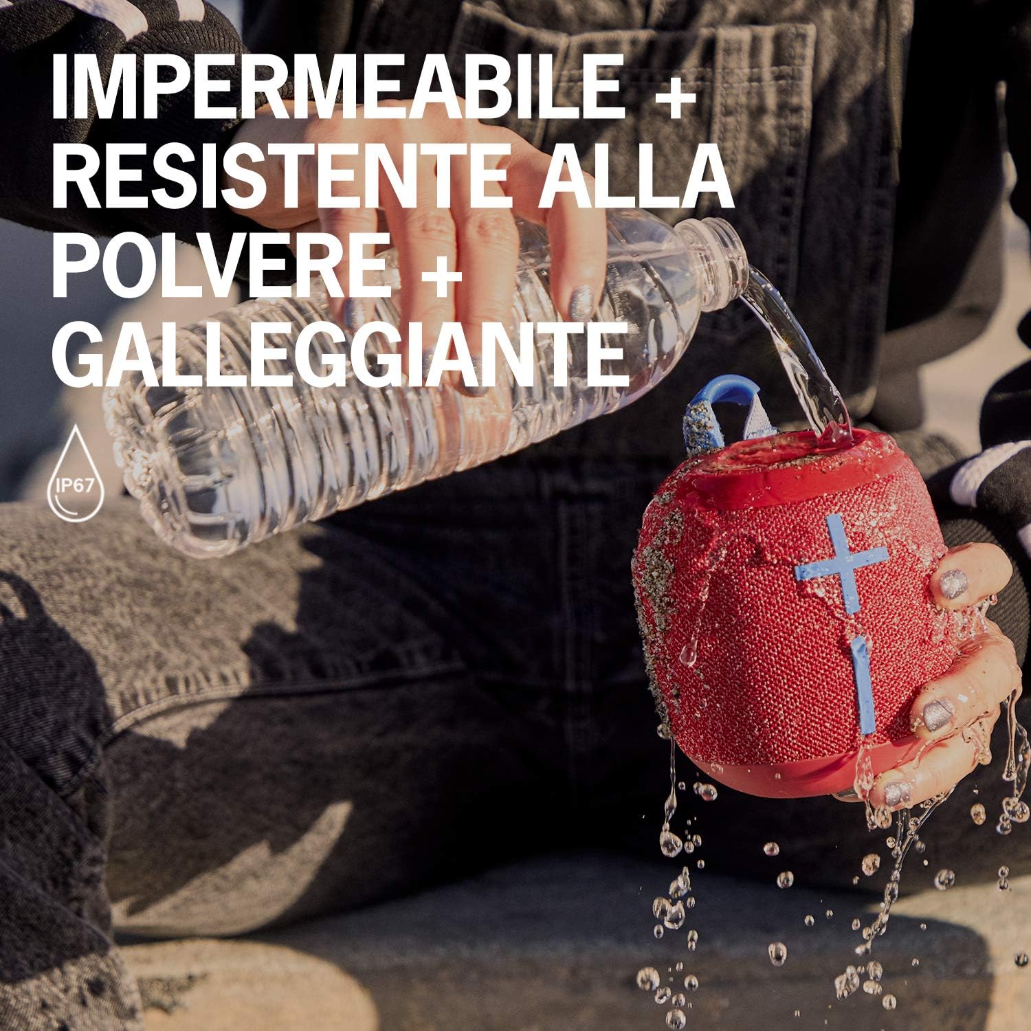 Ultimate Ears Wonderboom 2 - Altoparlante Bluetooth 13h, Blu - immagine 4